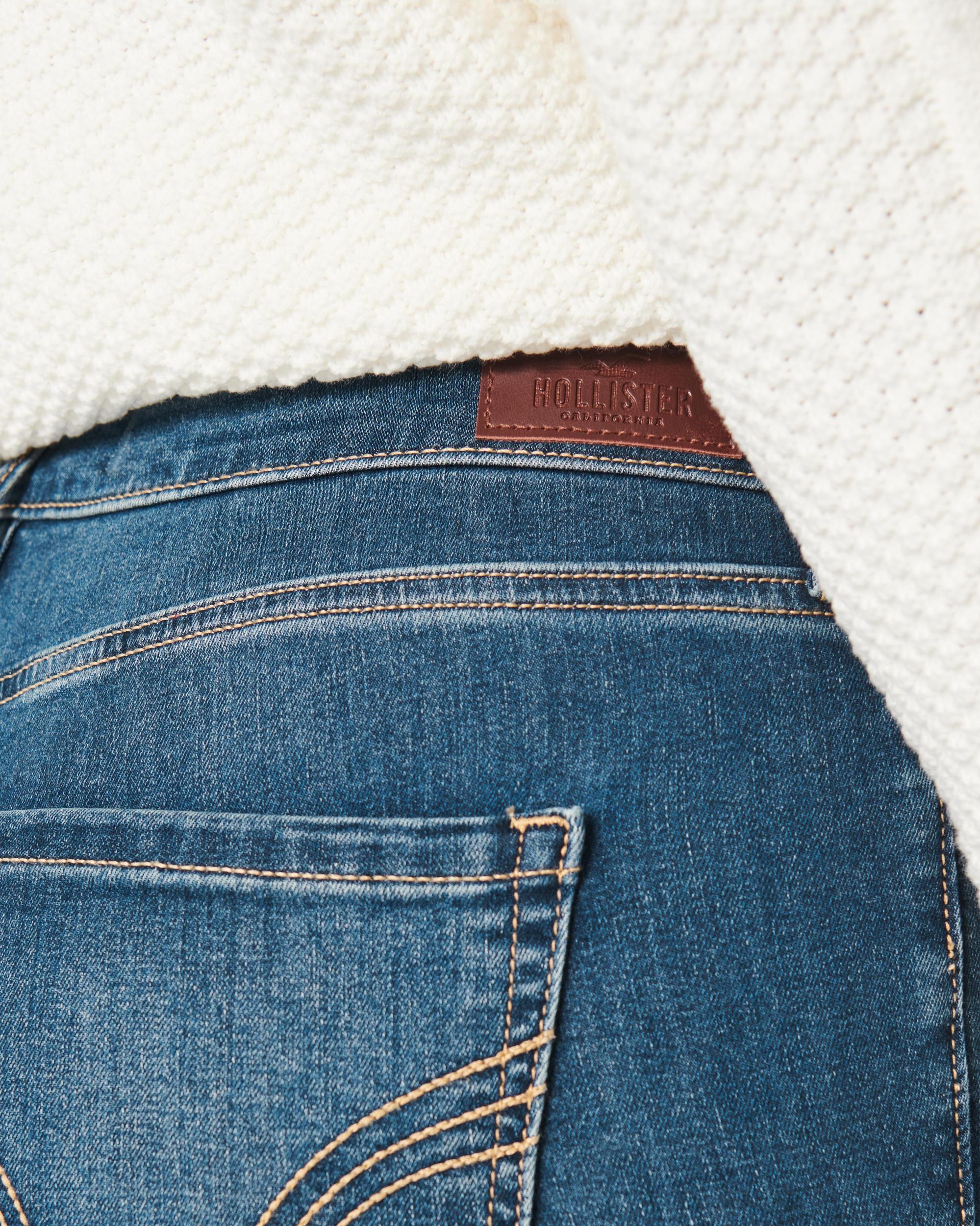 Curvy High-Rise Medium Wash Flare Jeans Product Image