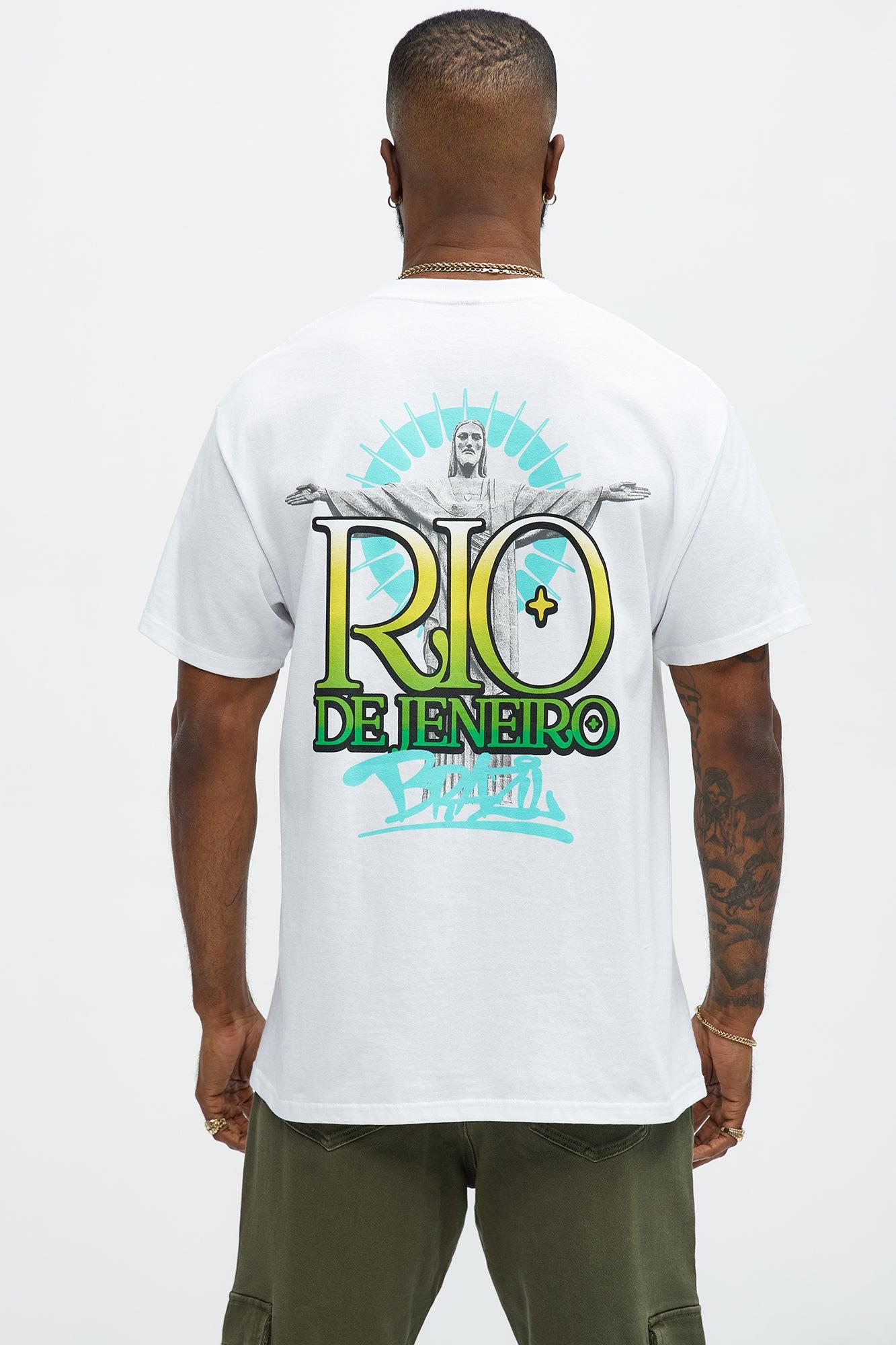Rio De Jeneiro Short Sleeve Tee - White Product Image