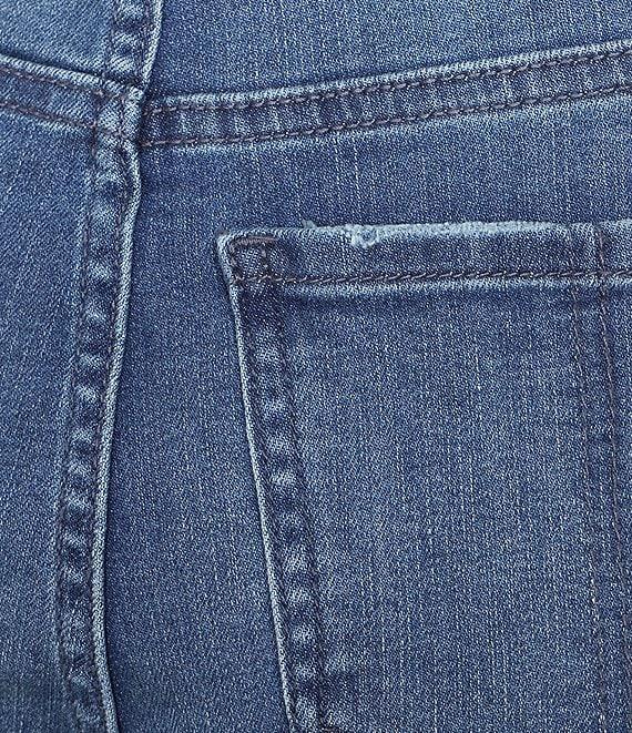 Gibson & Latimer Perfect Fit Denim Mid Rise Cuffed Wide Leg Jeans Product Image
