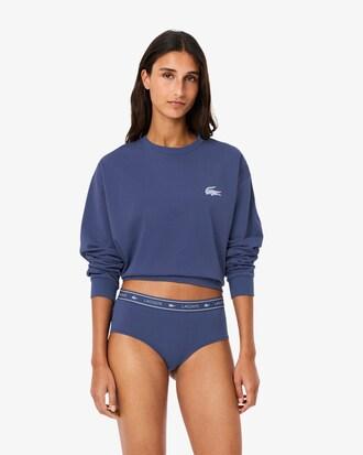 Stretch Cotton Logo Waist Shorts Product Image