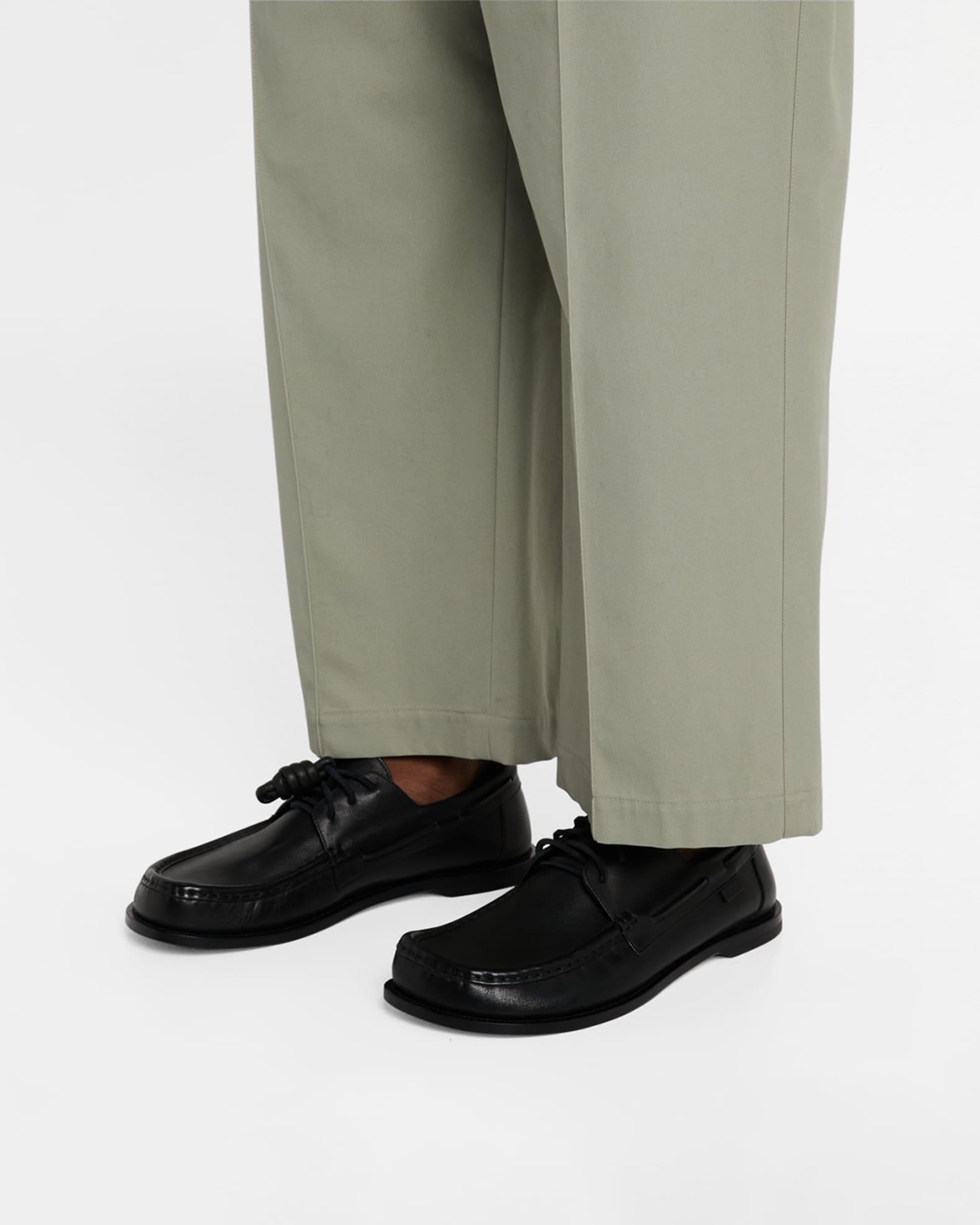 Men's Campo Leather Boat Shoes Product Image