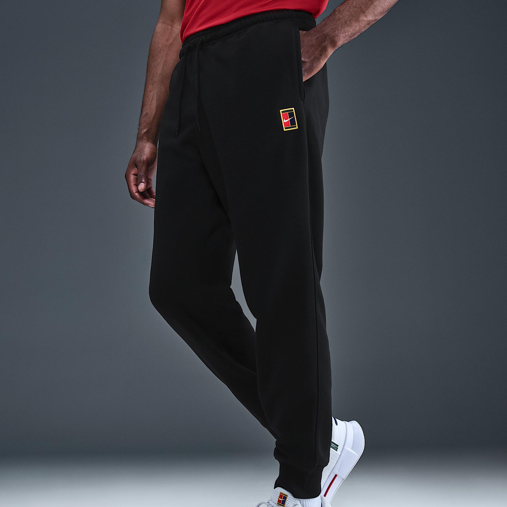 Nike Mens Court Heritage Dri-FIT Fleece Tennis Jogger Pants | HM6766-010 Product Image