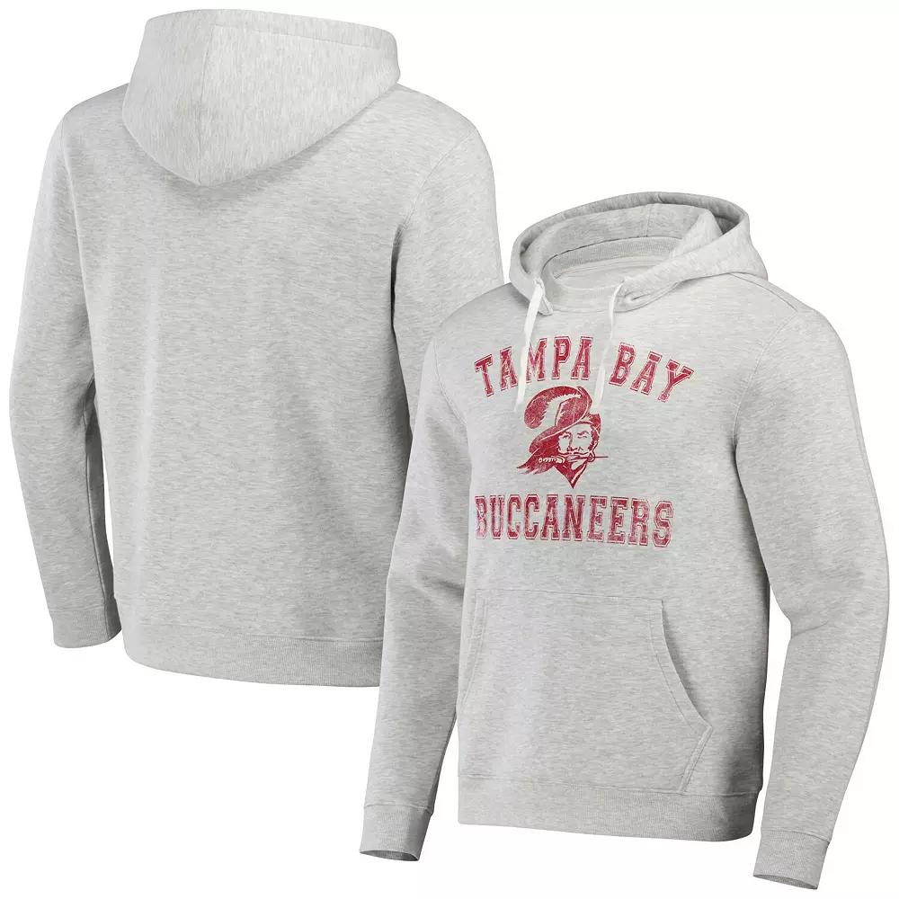Men's NFL x Darius Rucker Collection by Fanatics Heather Gray Tampa Bay Buccaneers Coaches Pullover Hoodie, Size: XL, Grey Product Image