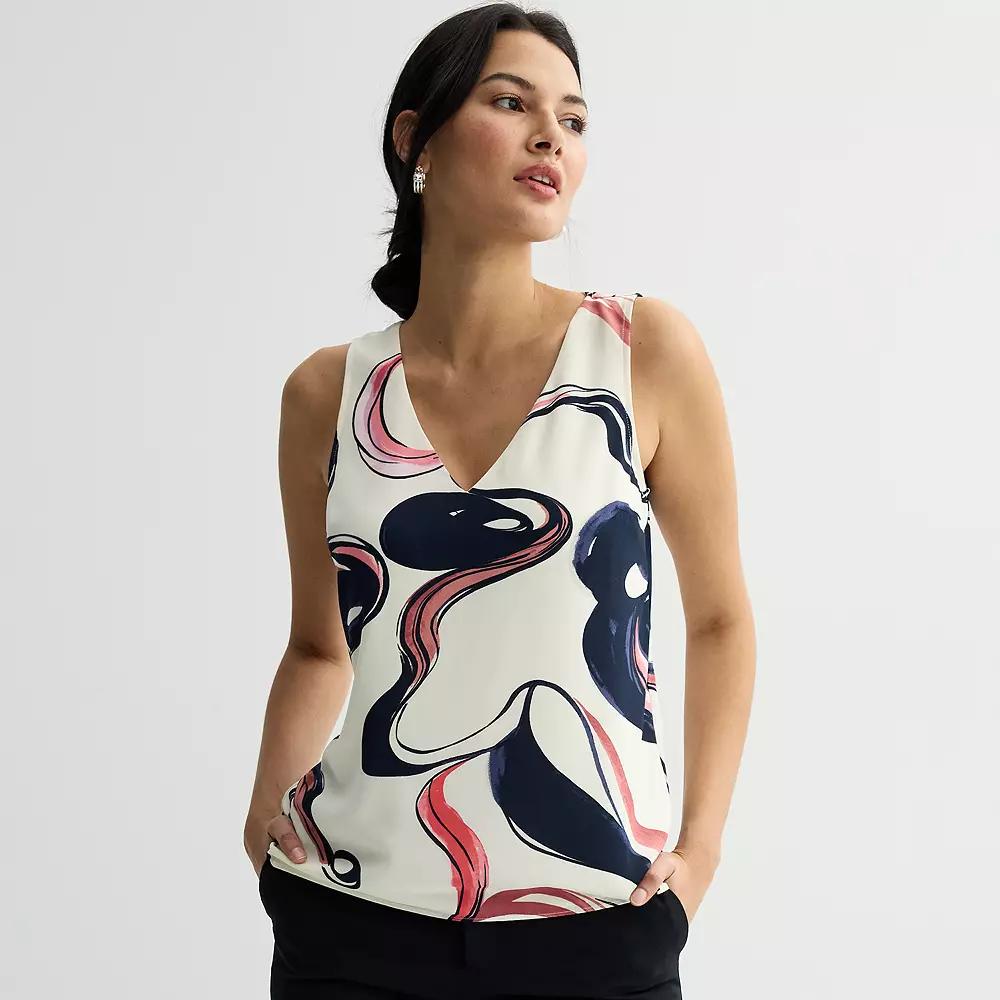 Womens Nine West V-Neck Tank Top Product Image