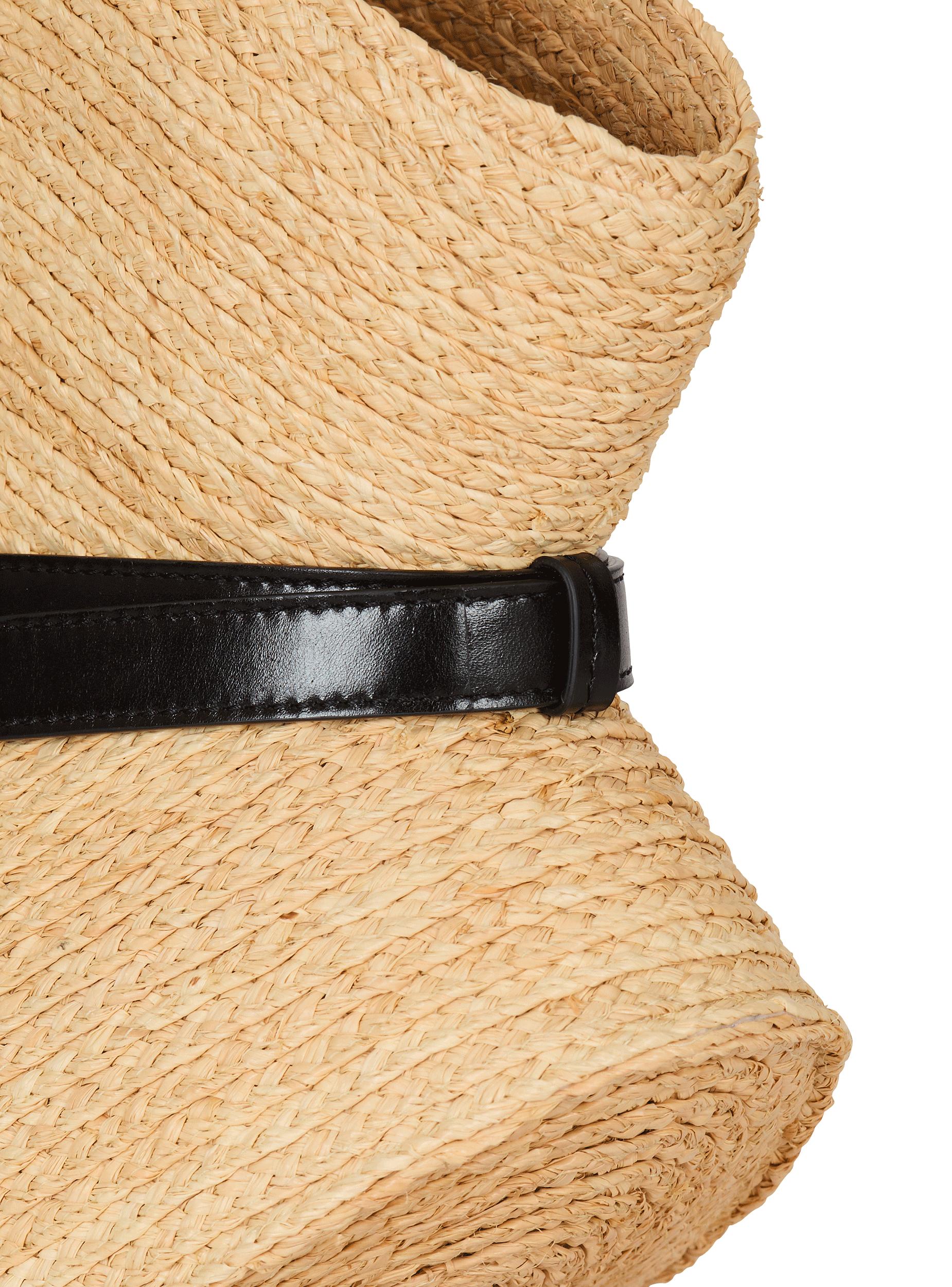 Shuffle Medium bag in raffia Product Image