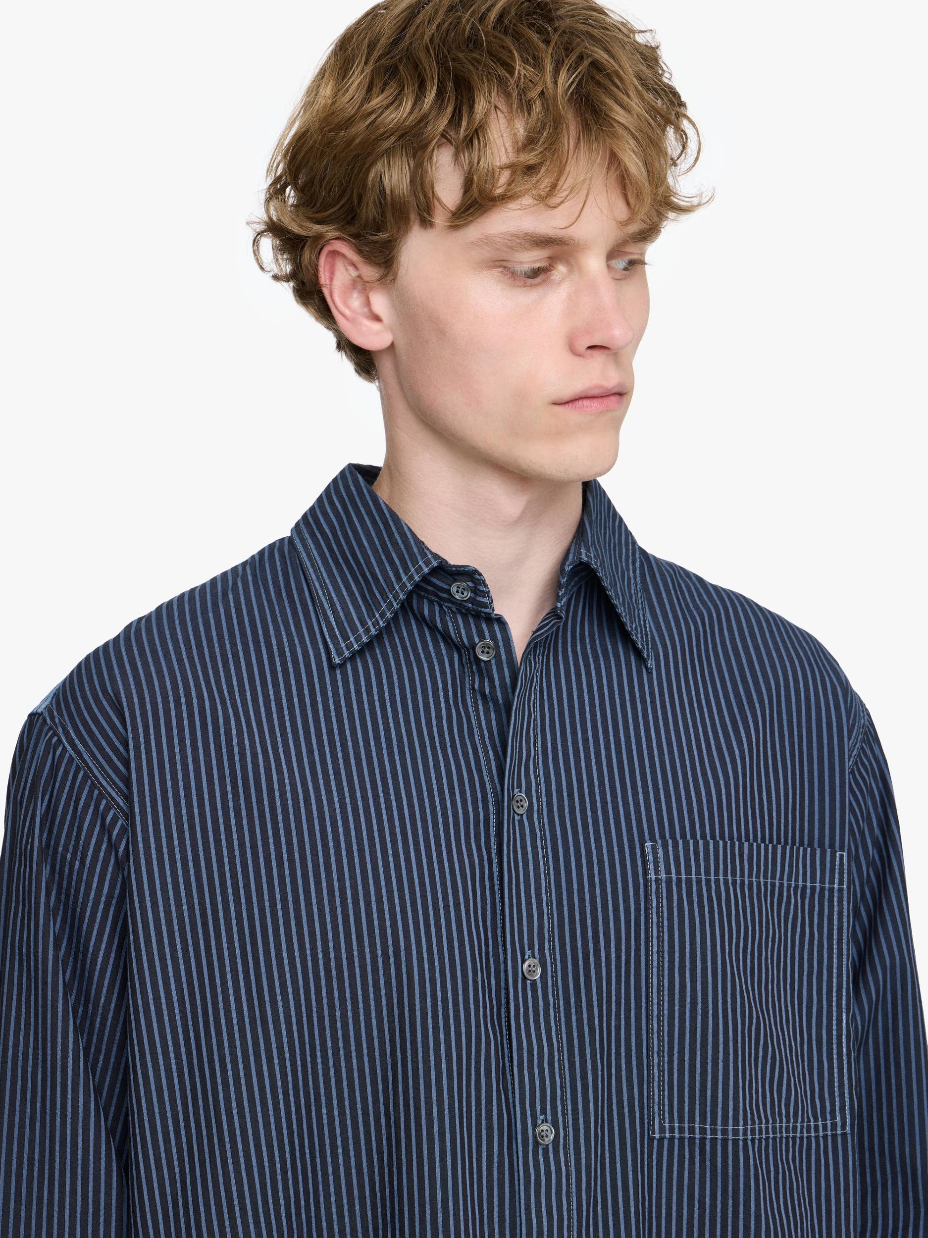PATCHWORK STRIPED SHIRT Product Image