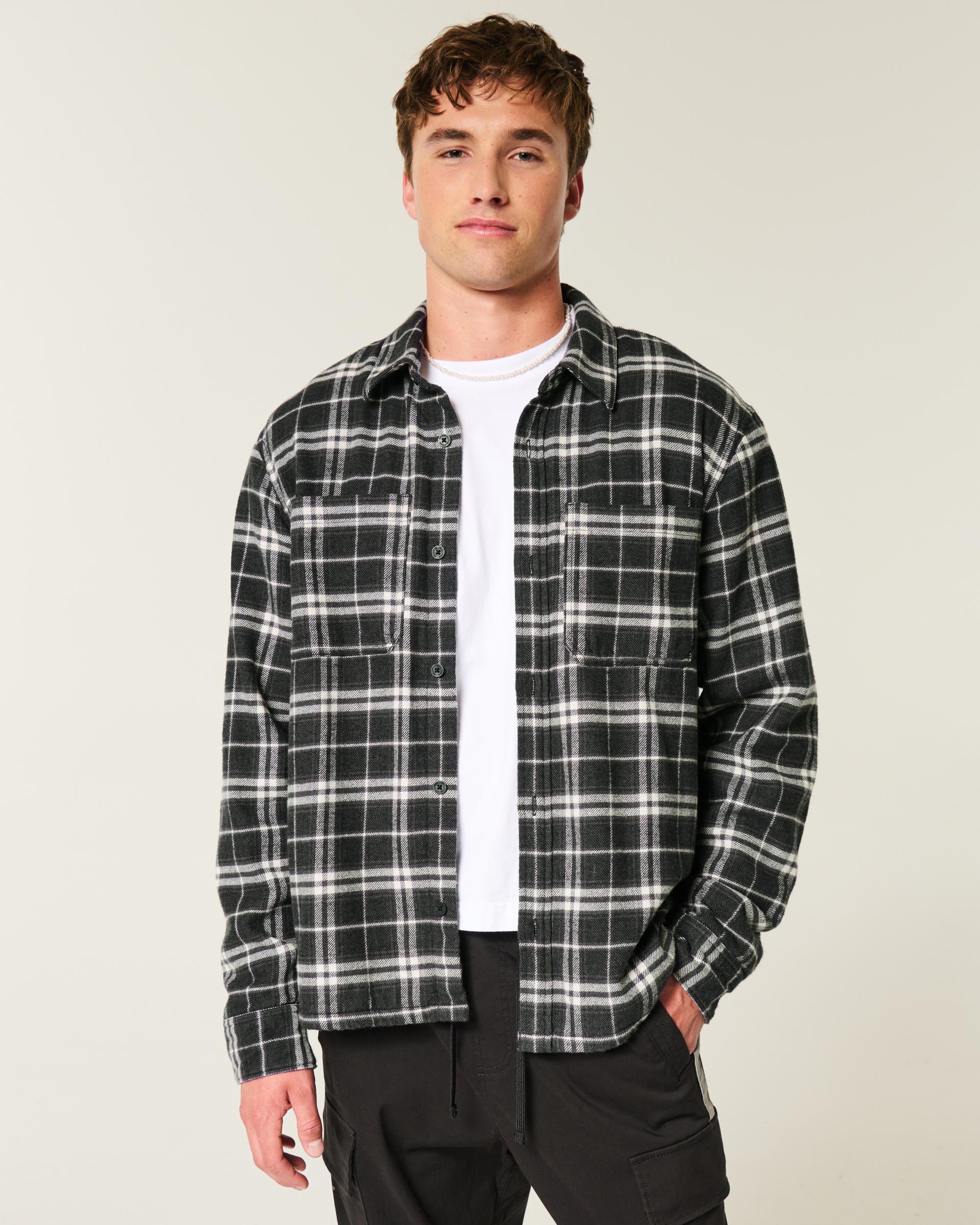 Thermal-Lined Flannel Shirt Product Image