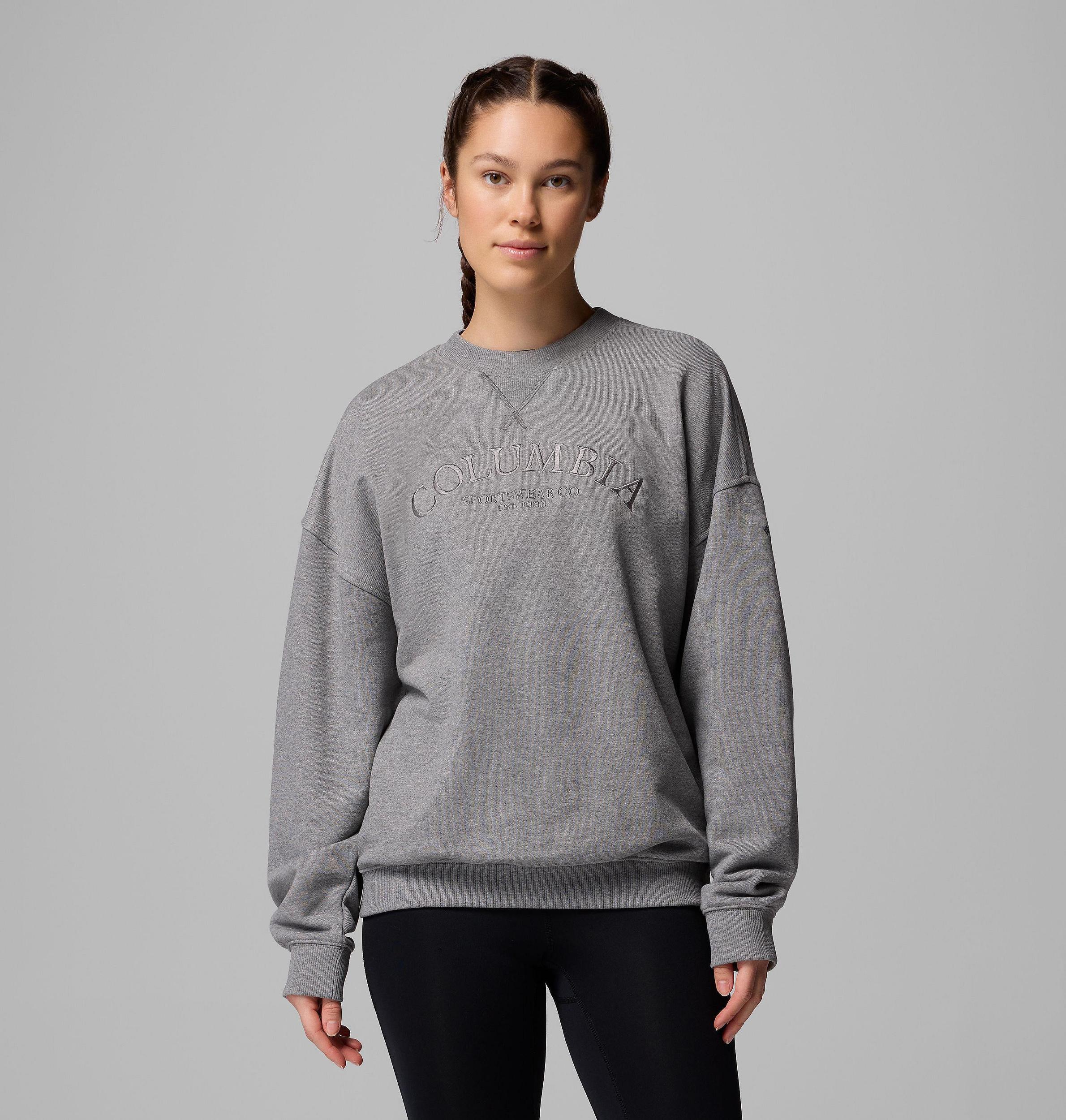 Columbia Womens Bugasweat Graphic Crew- Product Image