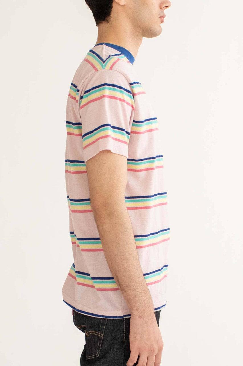 Chalk Pink Striped T-Shirt Product Image