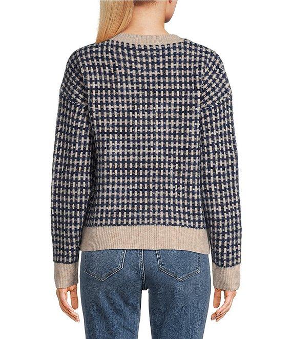 Flag and Anthem Long Sleeve Michie Two-Tone Wool-Blend Sweater Product Image