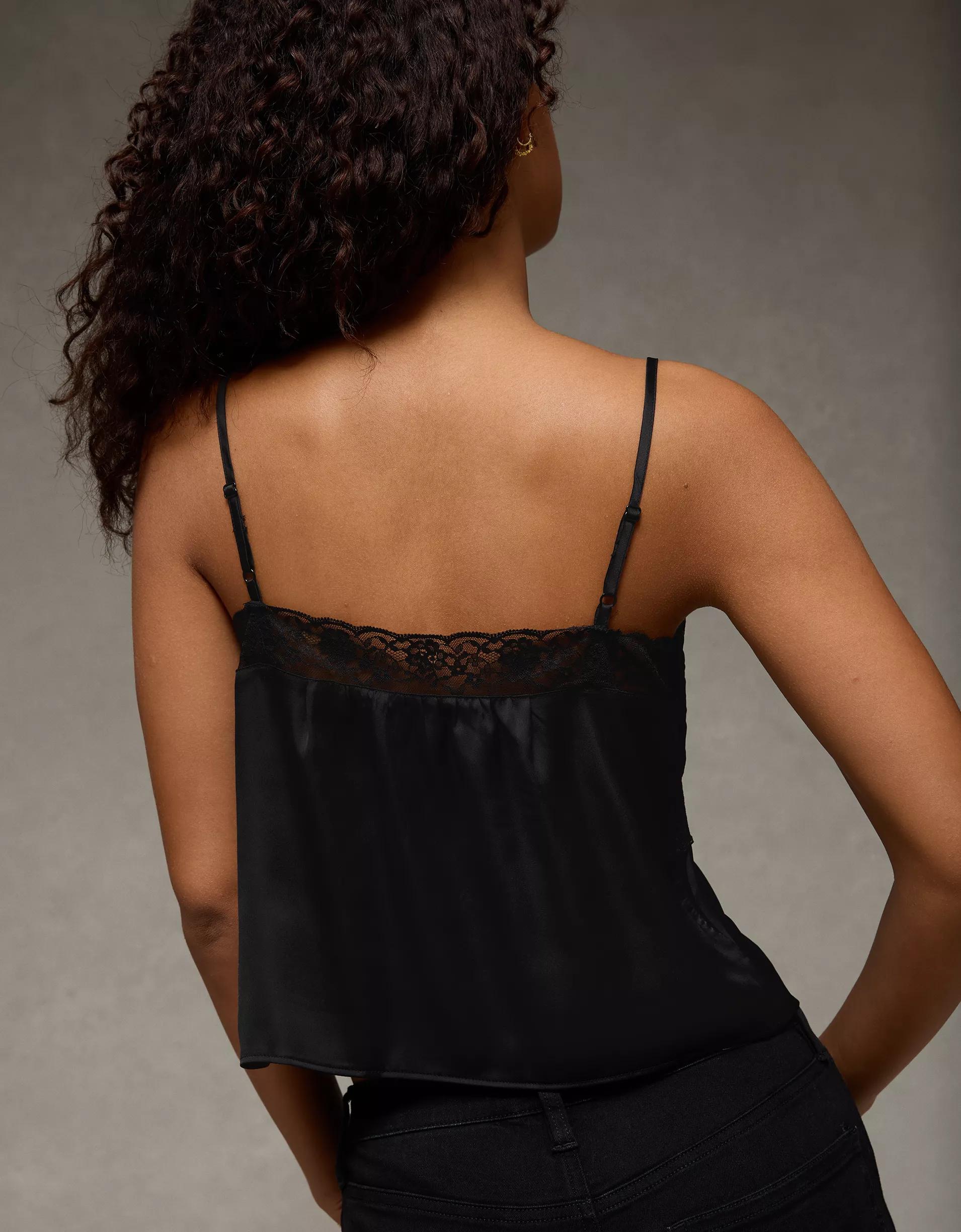 AE Pintuck Satin Cami Top Product Image
