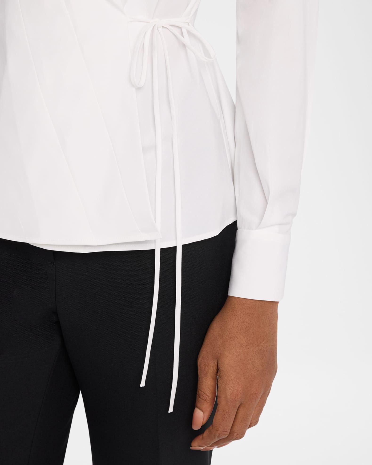 Collared Wrap Top Product Image