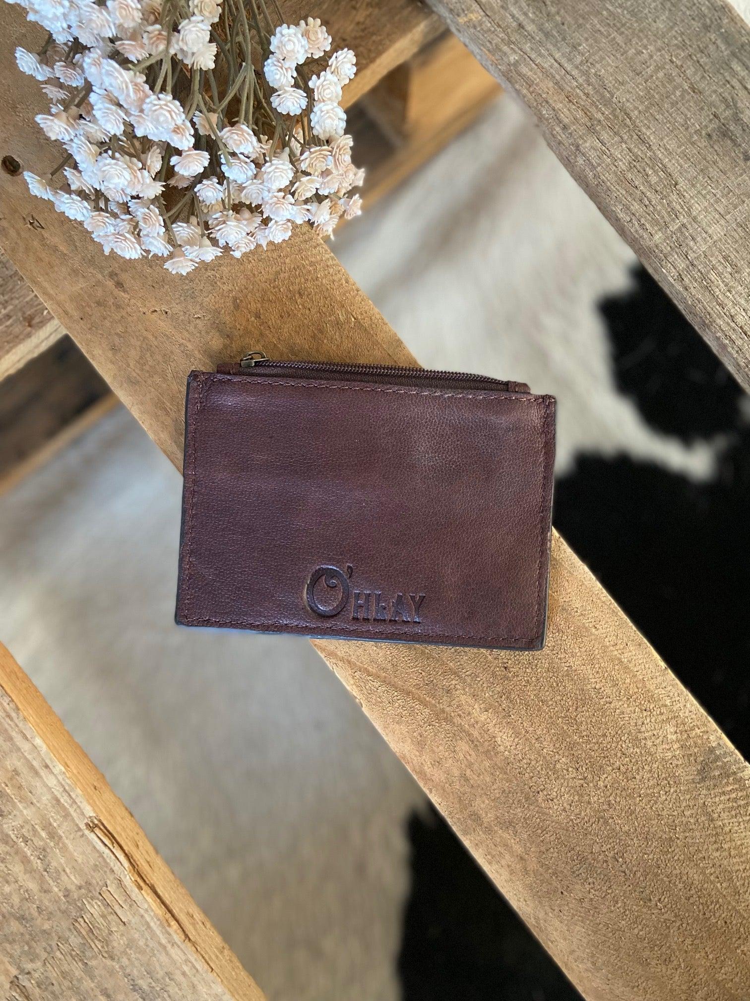 Olay Leopard Hair On Card Holder Coin Purse Product Image