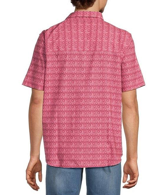 Tommy Bahama Big & Tall Bahama Coast Tile Isle Short Sleeve Woven Shirt Product Image
