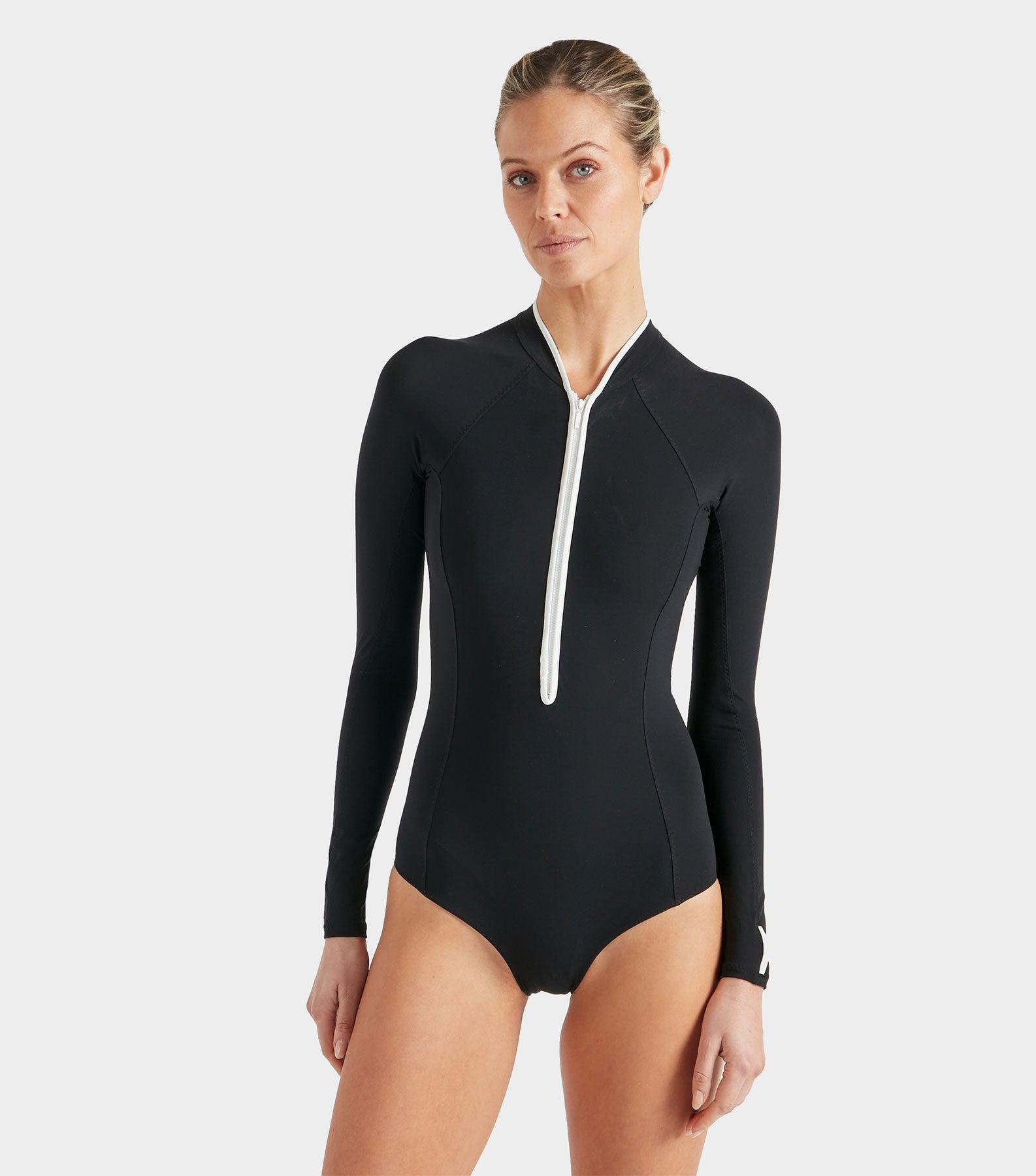Tyra UPF 50+ Swim - Black/White Product Image