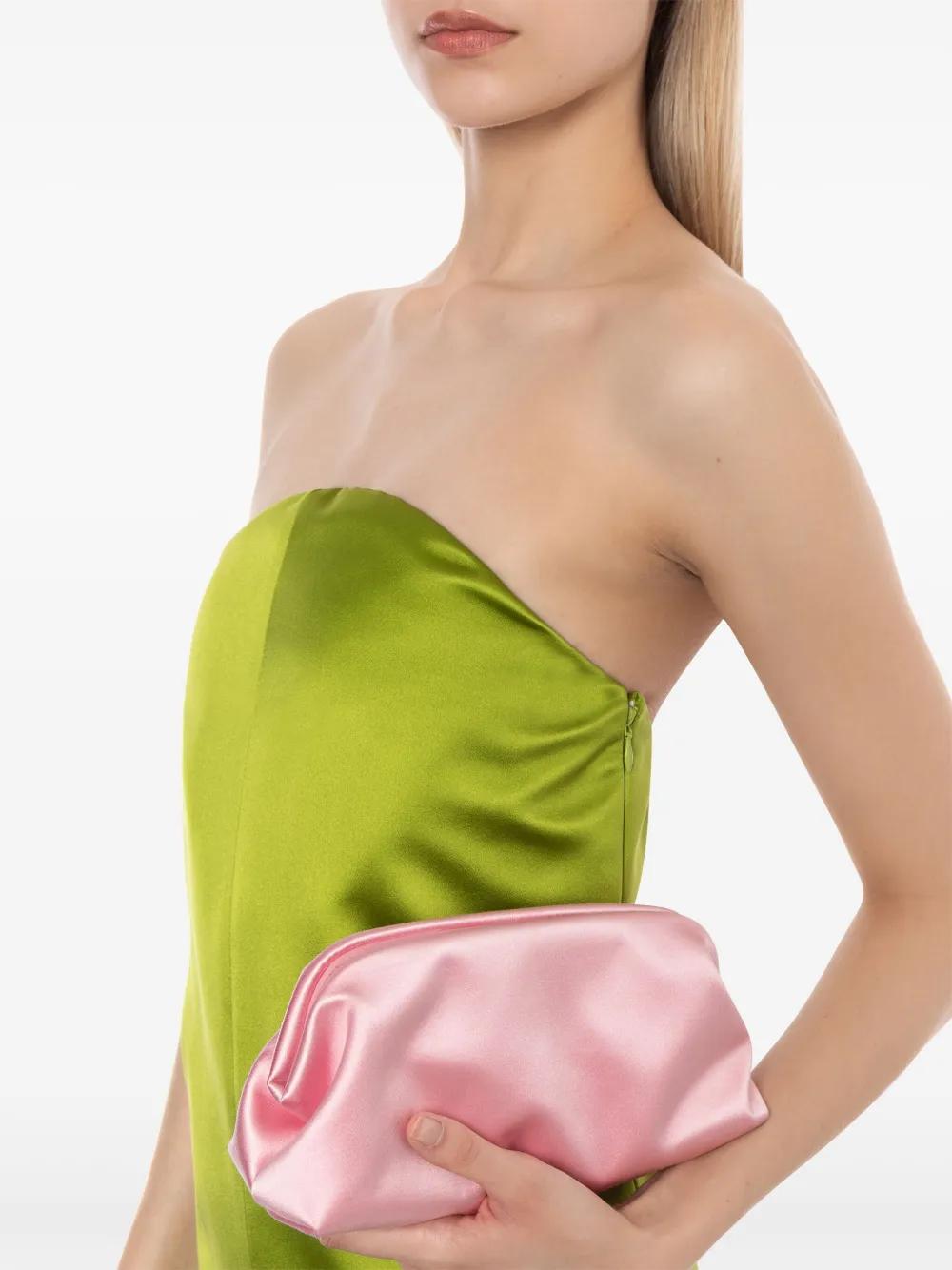 strapless satin jumpsuit Product Image