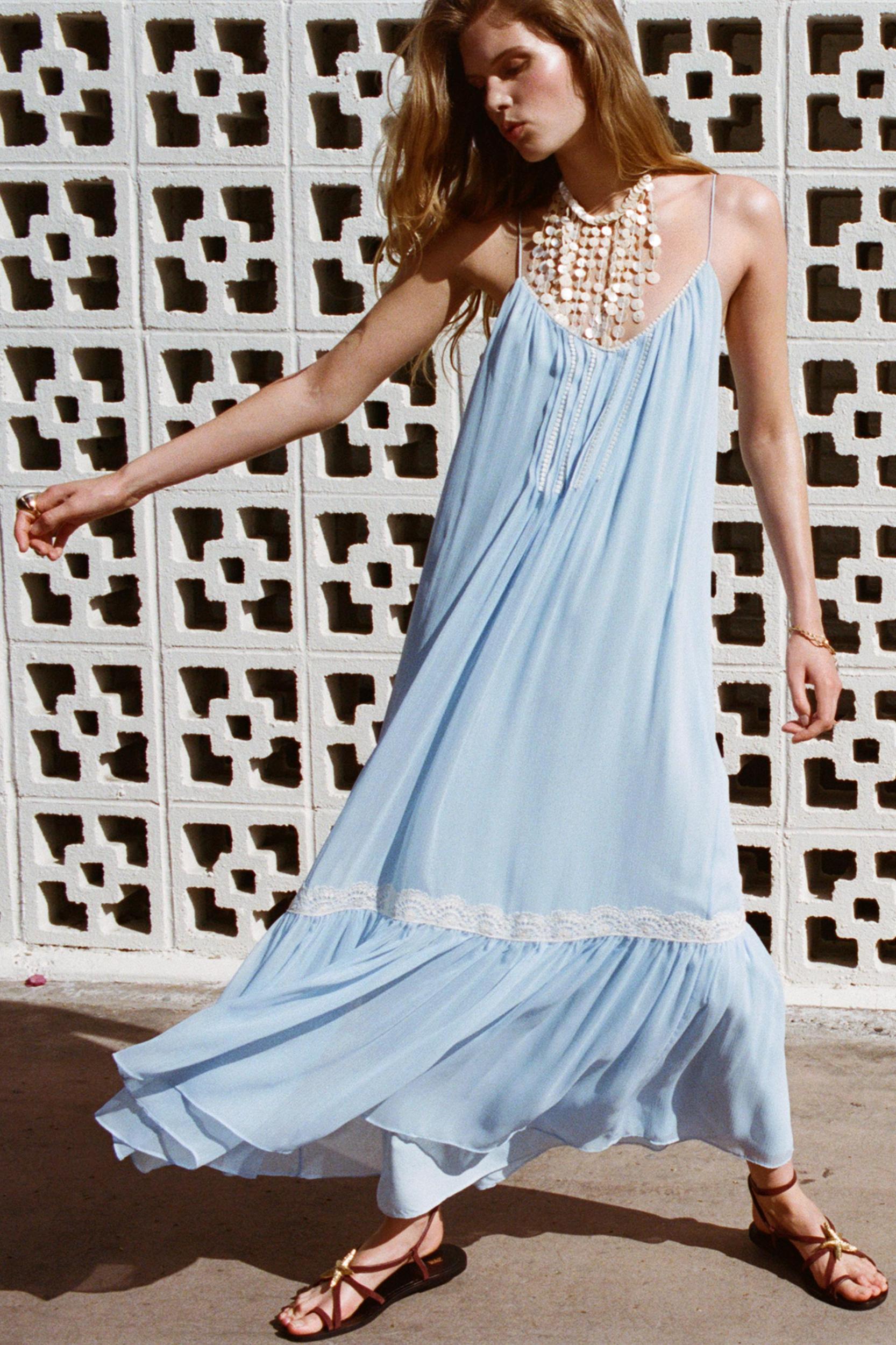MIDI SLIP DRESS Product Image
