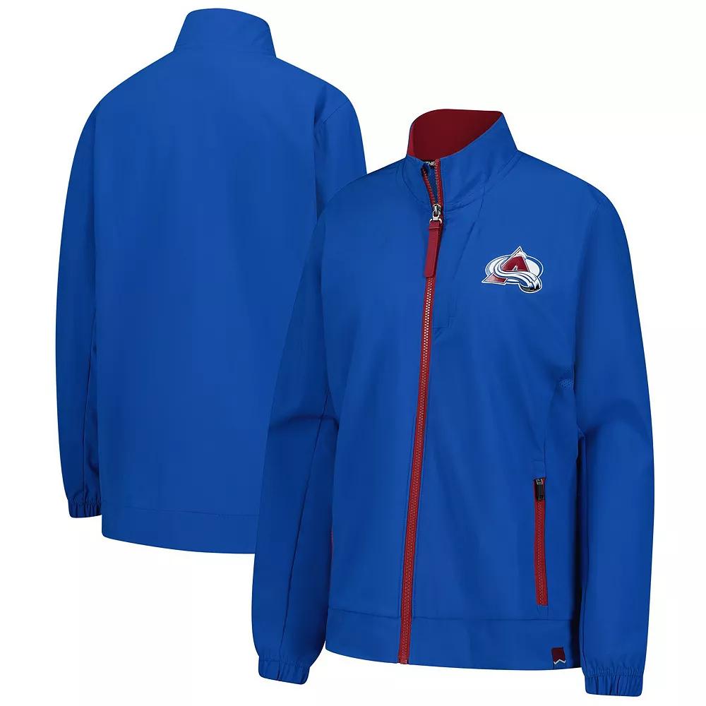 Women's Fanatics Blue Colorado Avalanche Authentic Pro Rink Coaches Full-Zip Jacket, Size: Large Product Image