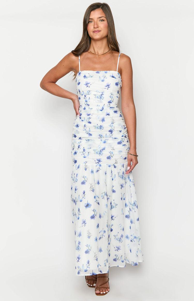 Kelee White Floral Maxi Dress Baby Product Image