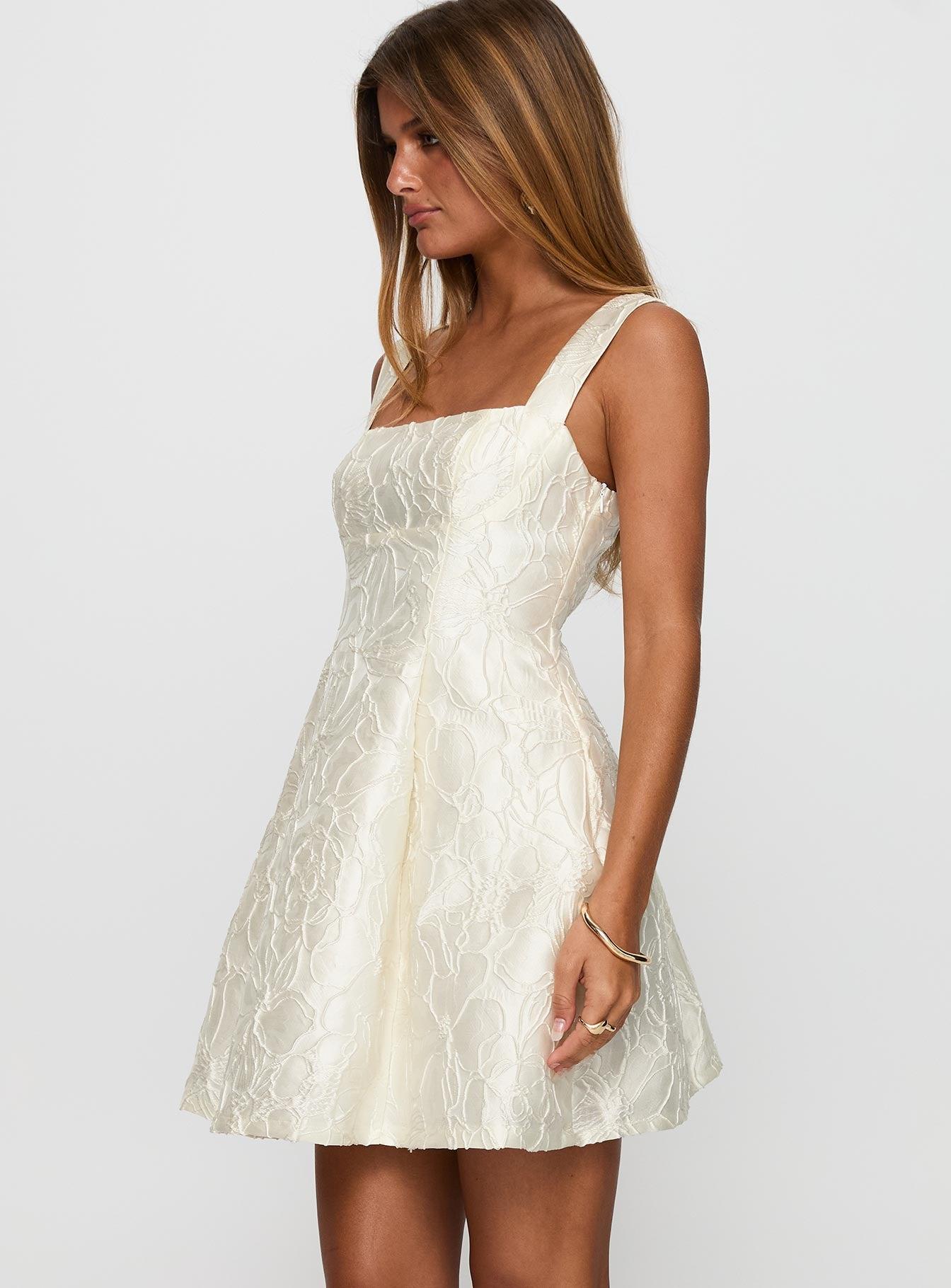 Eloquent Mini Dress Ivory Product Image