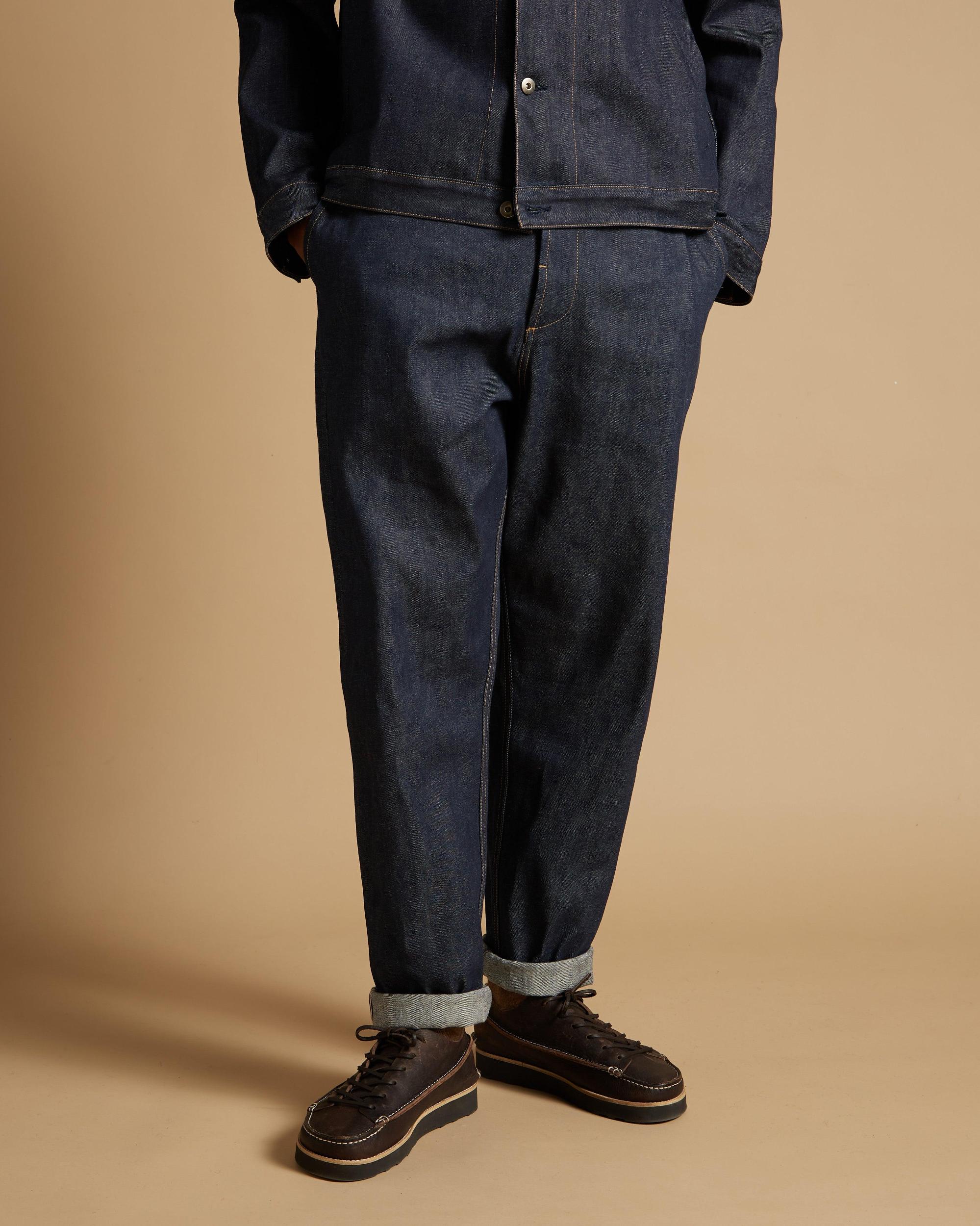 Indigo 13oz Selvedge Denim Duke Pant Product Image