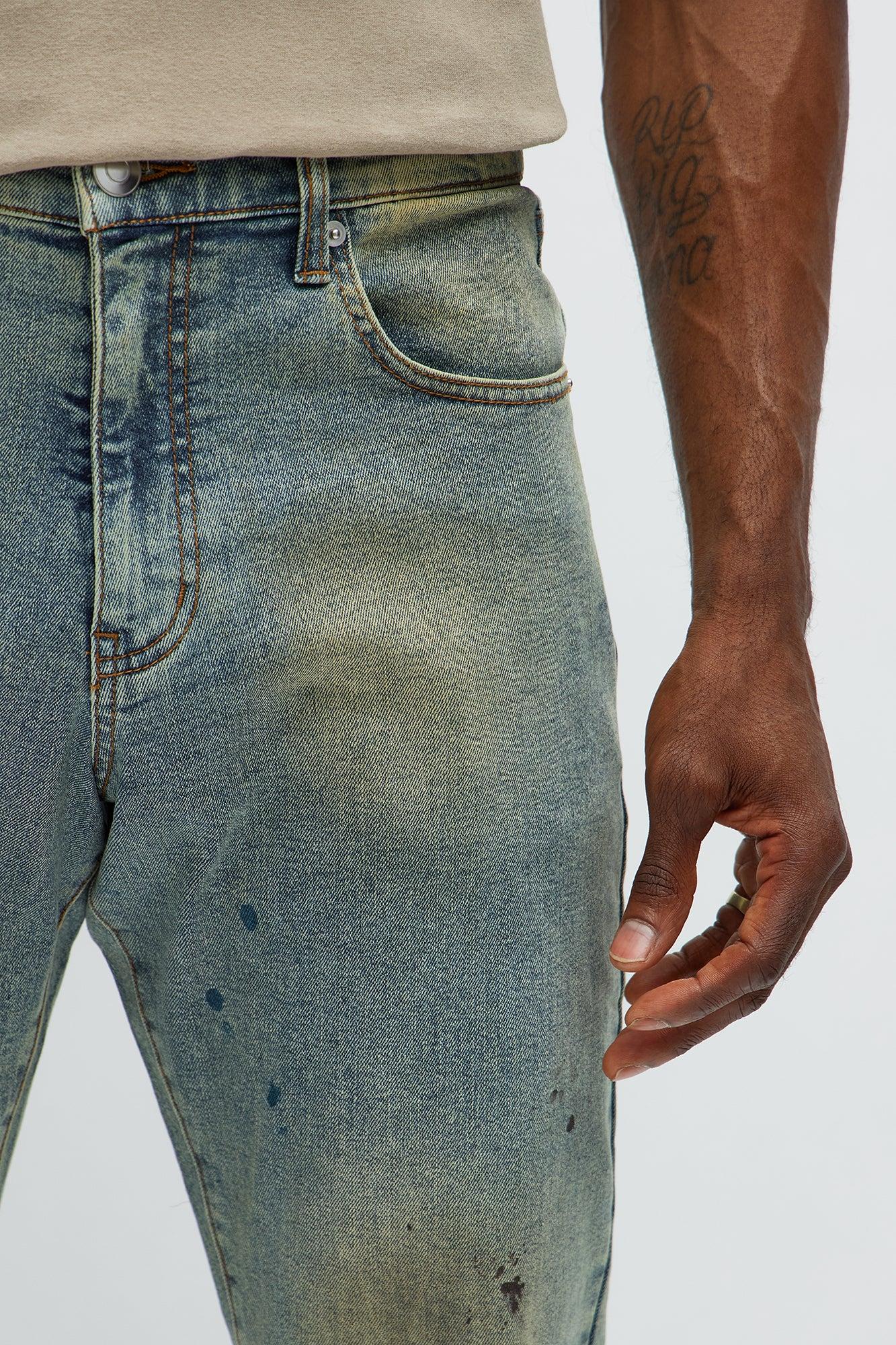 Skinny Dirt On My Name Jeans - Medium Blue Wash Male Product Image