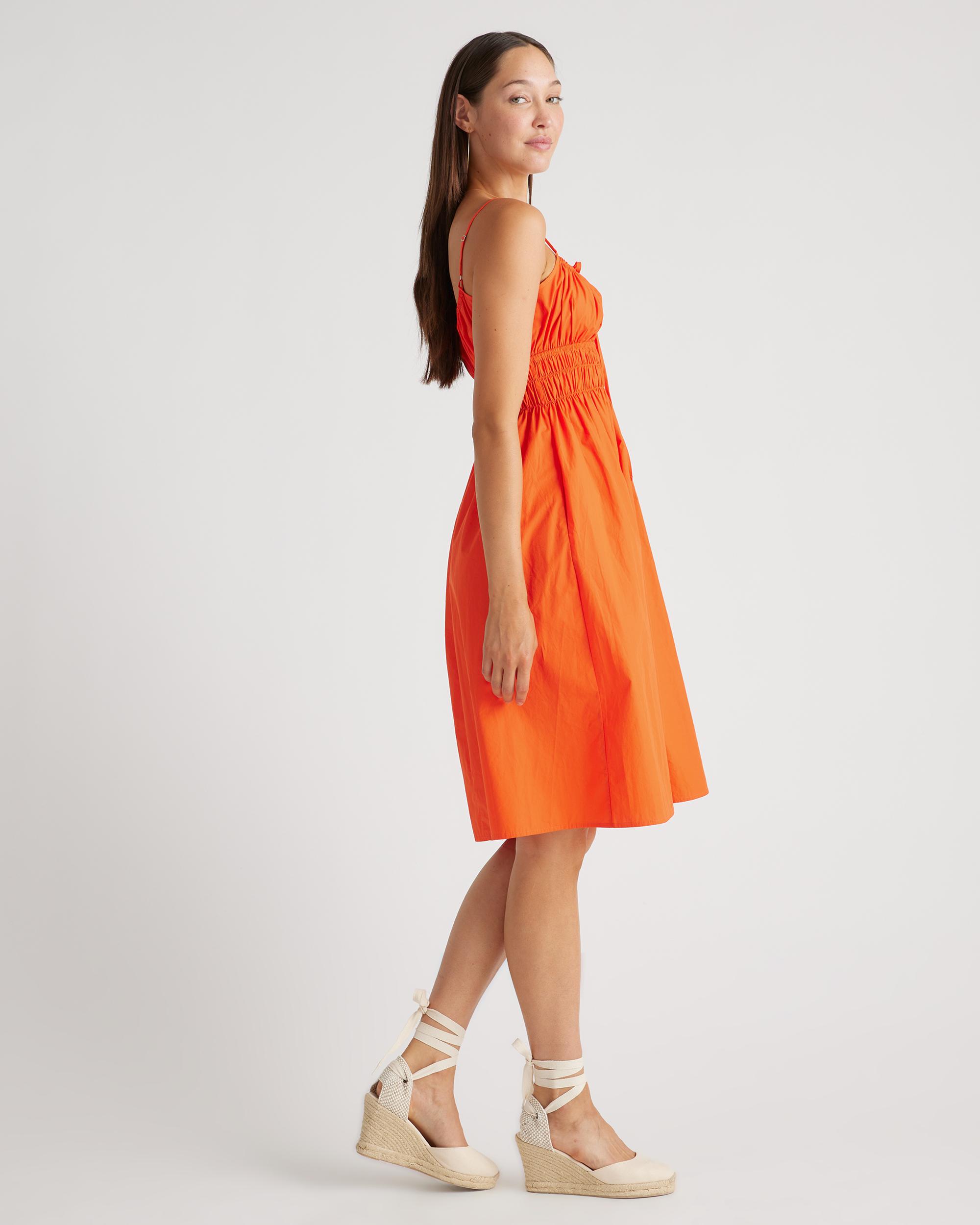Quince | Women's Keyhole Midi Dress Organic Cotton Product Image