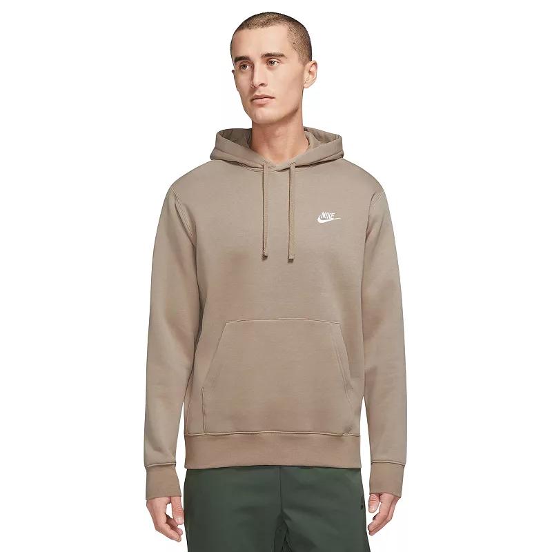 Mens Nike Sportswear Club Fleece Pullover Hoodie | BV2654-010 Product Image
