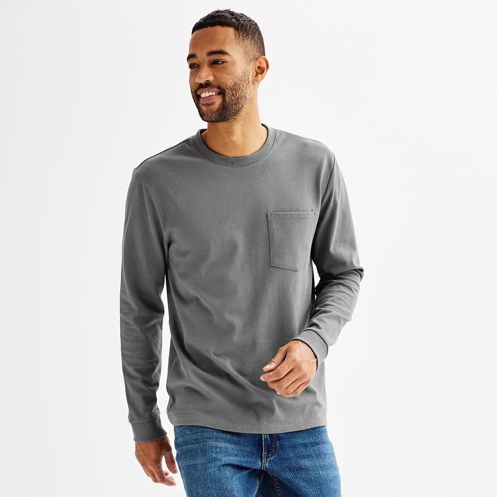 Men's Sonoma Goods For Life® Heavyweight Long Sleeve T-Shirt,  Product Image