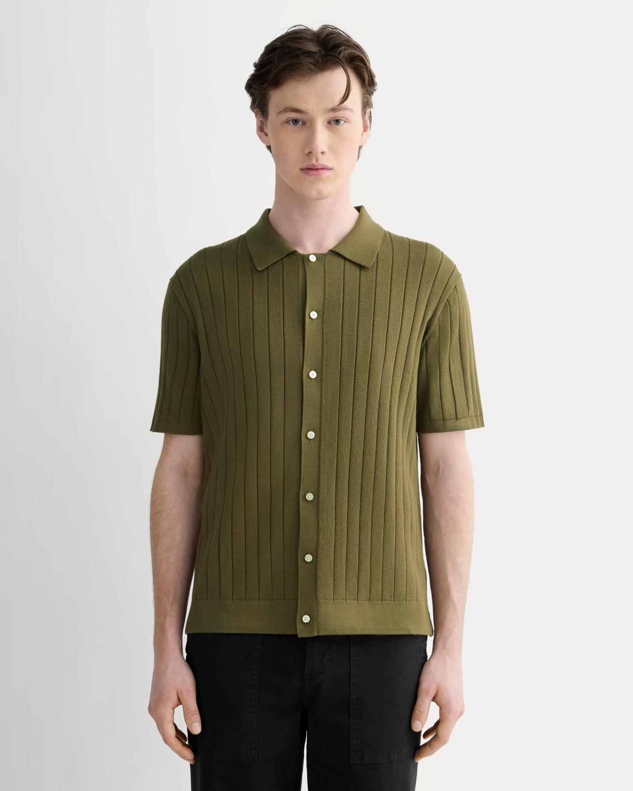 The No-Sweat Button-Down Polo Product Image