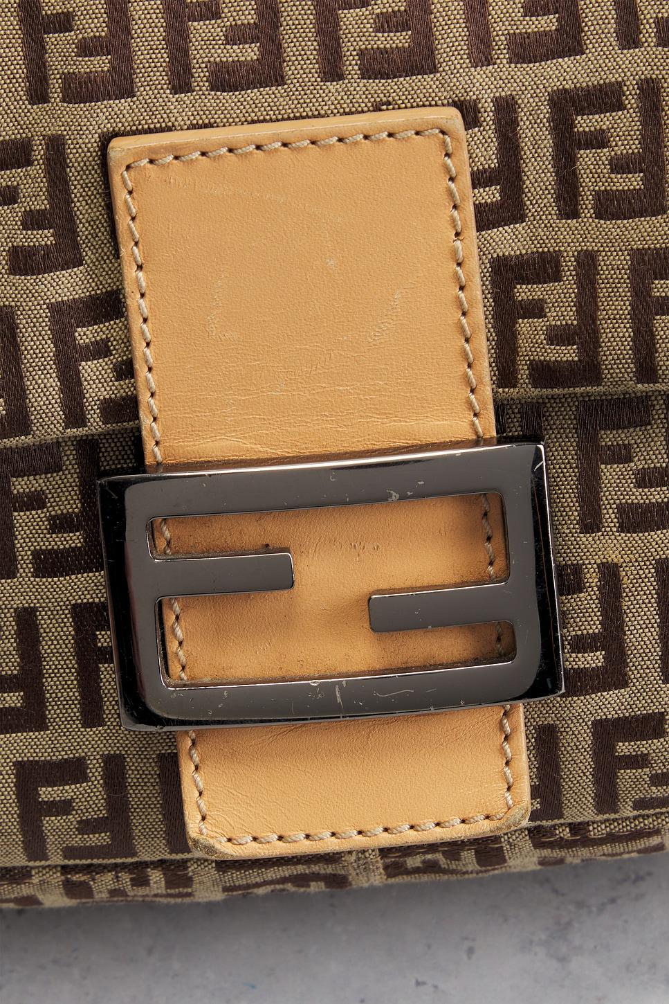 Fendi Zucchino Mama Baguette Shoulder Bag FWRD Renew Product Image