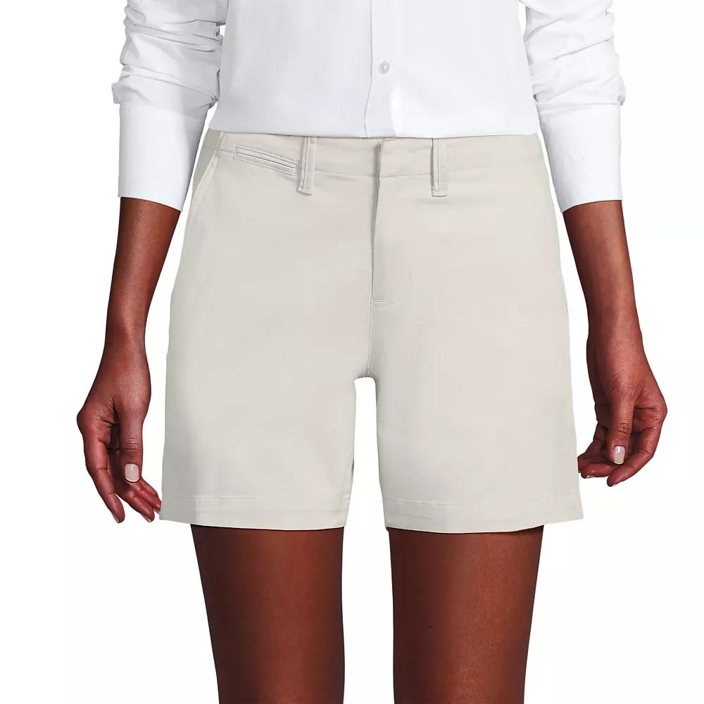 Women's Lands End Classic 7-in. Chino Shorts,  Product Image