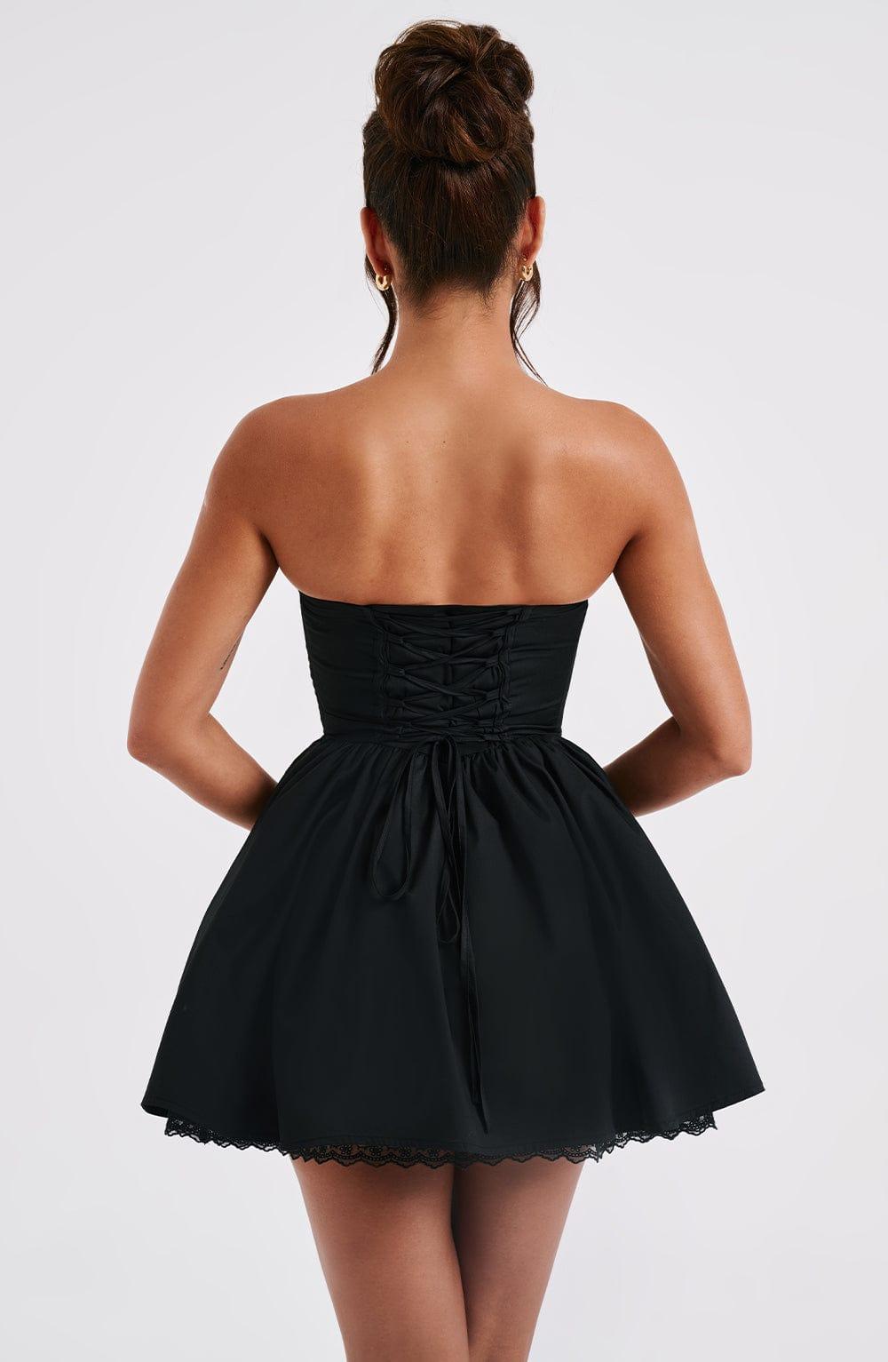 Evie Mini Dress - Black Product Image