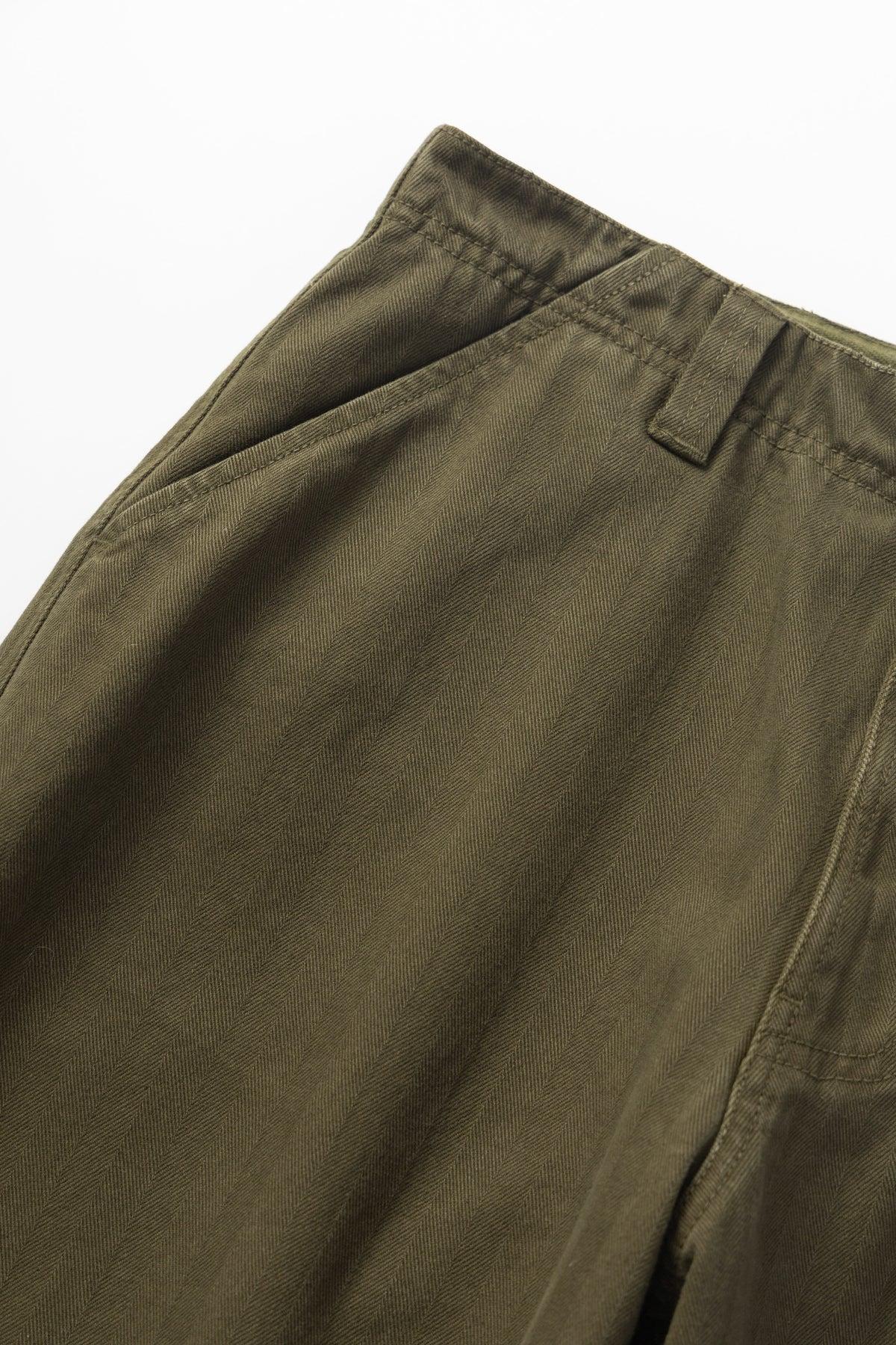 Blacksmith - Herringbone Work Pants - Olive Product Image