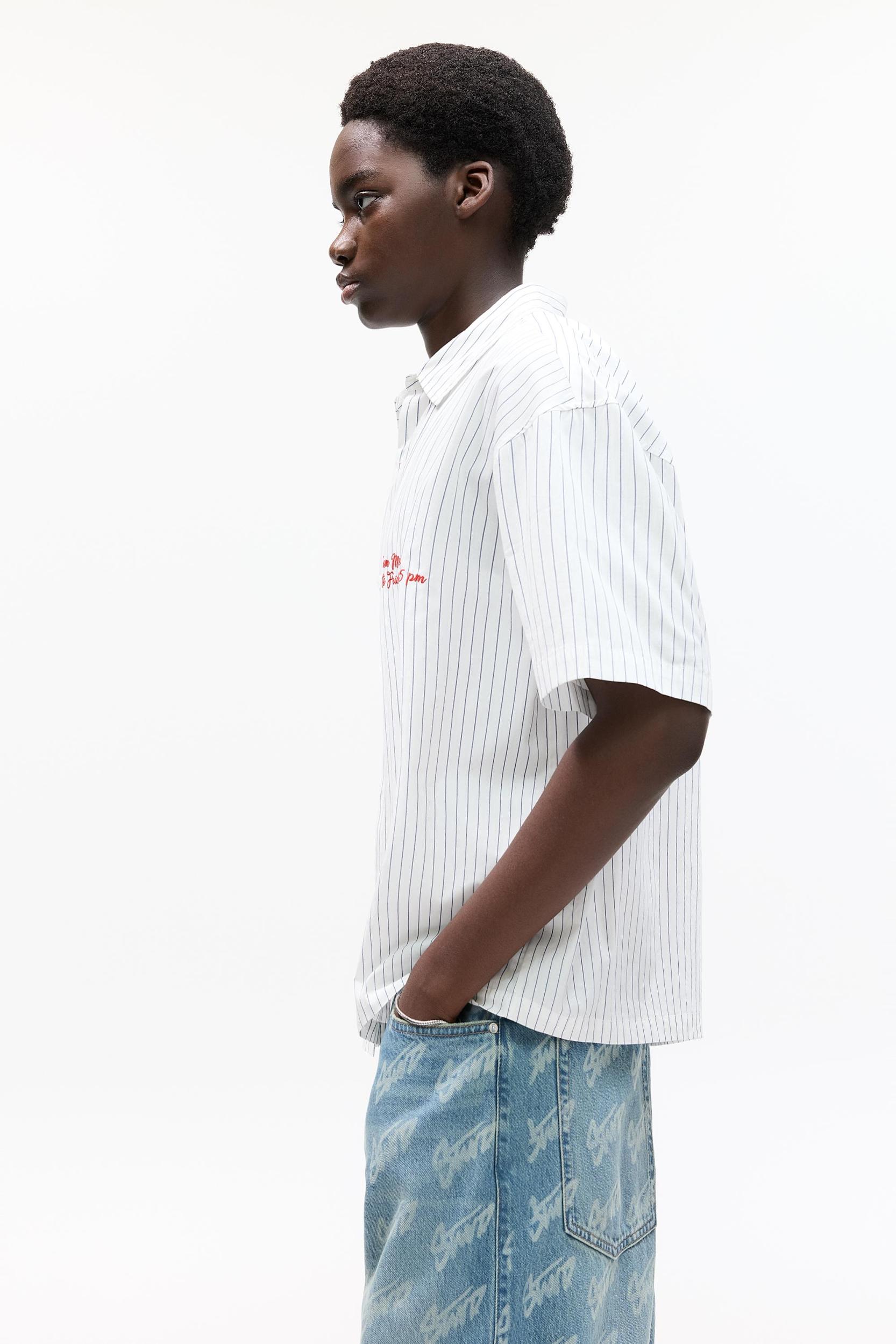 STWD striped short sleeve shirt Product Image