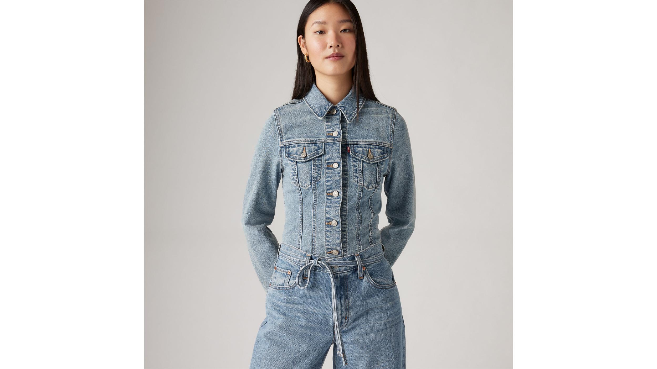 Slim Tailored Trucker Jacket Product Image