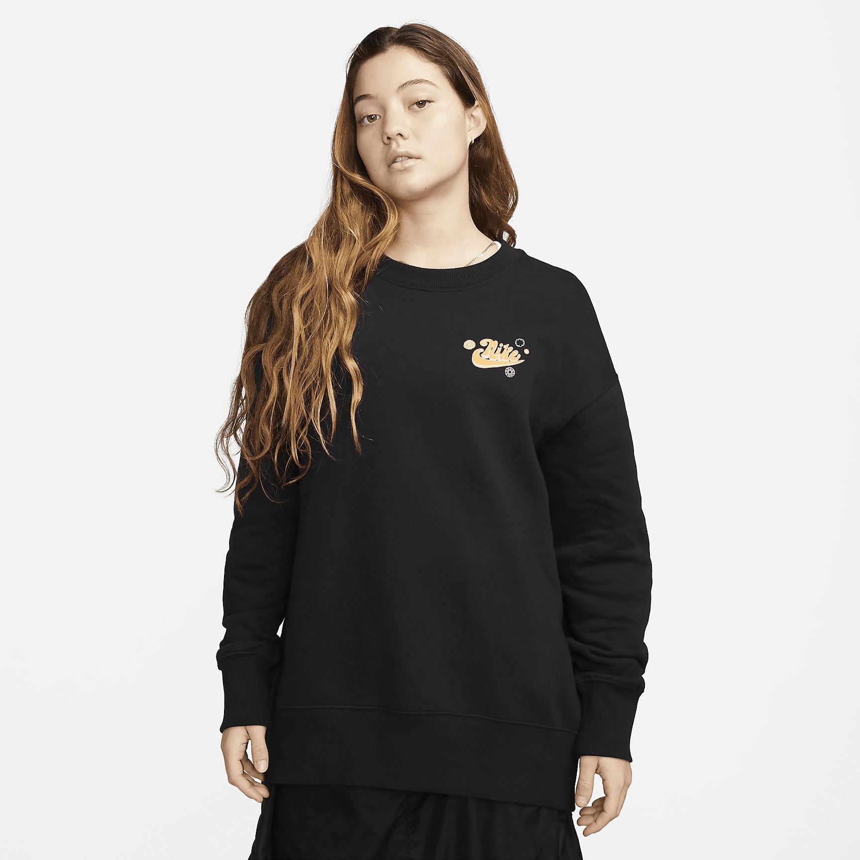 Womens Nike Sportswear Phoenix Fleece Oversized Sweatshirt | FJ1814-010 Product Image