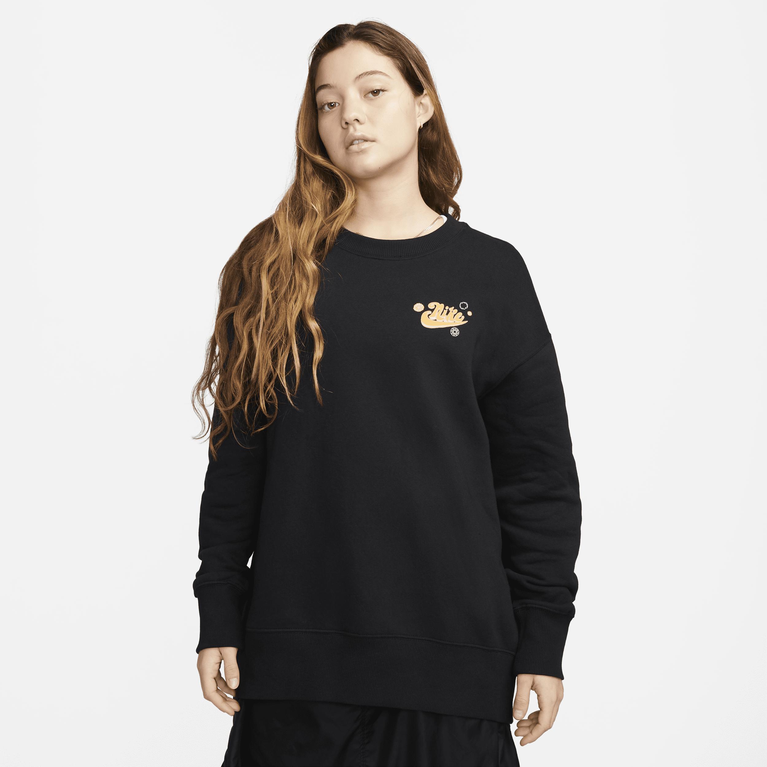 Womens Nike Sportswear Phoenix Fleece Oversized Sweatshirt | FJ1814-010 Product Image