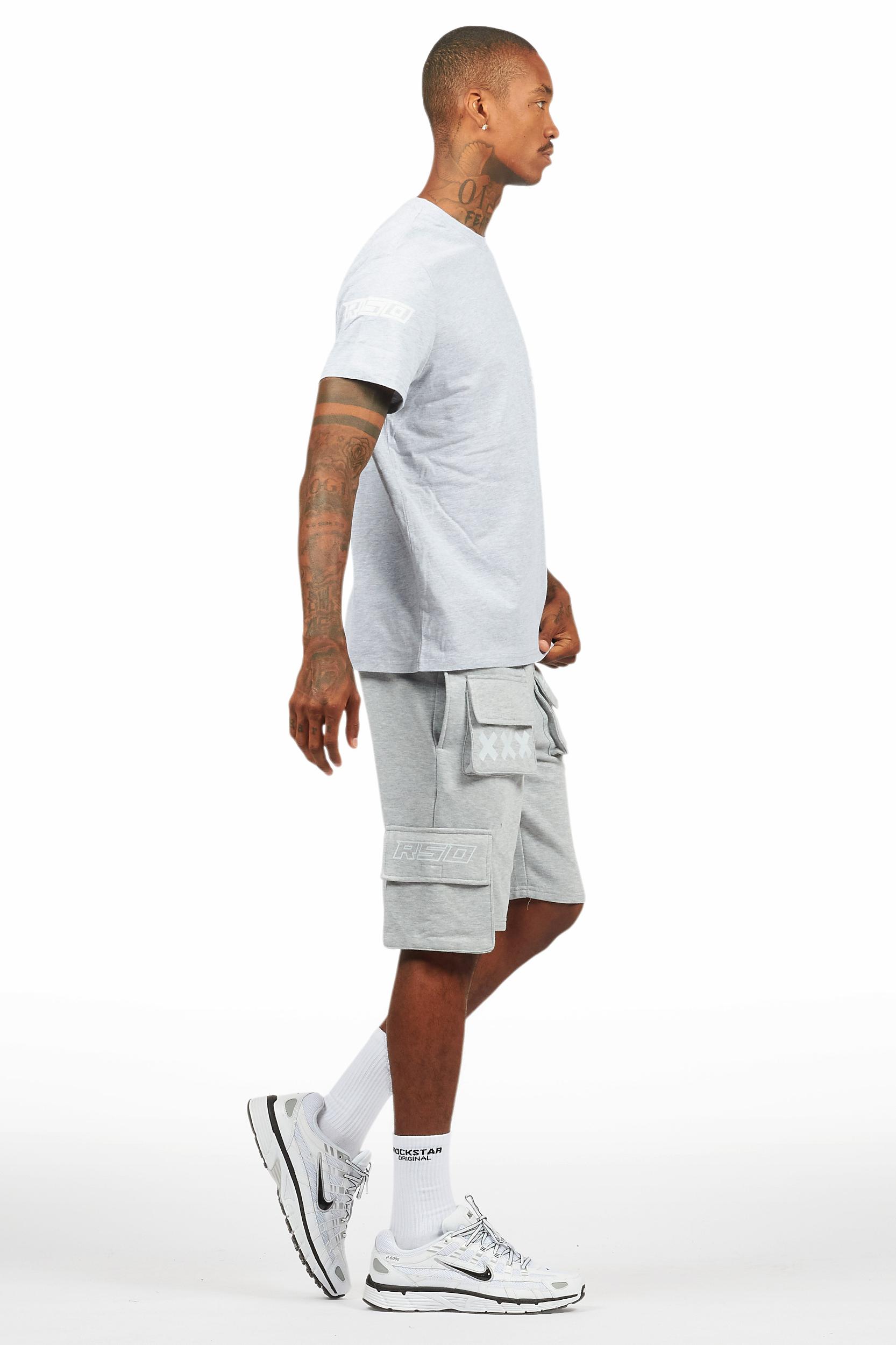 Jash Heather Grey Short Set Male Product Image