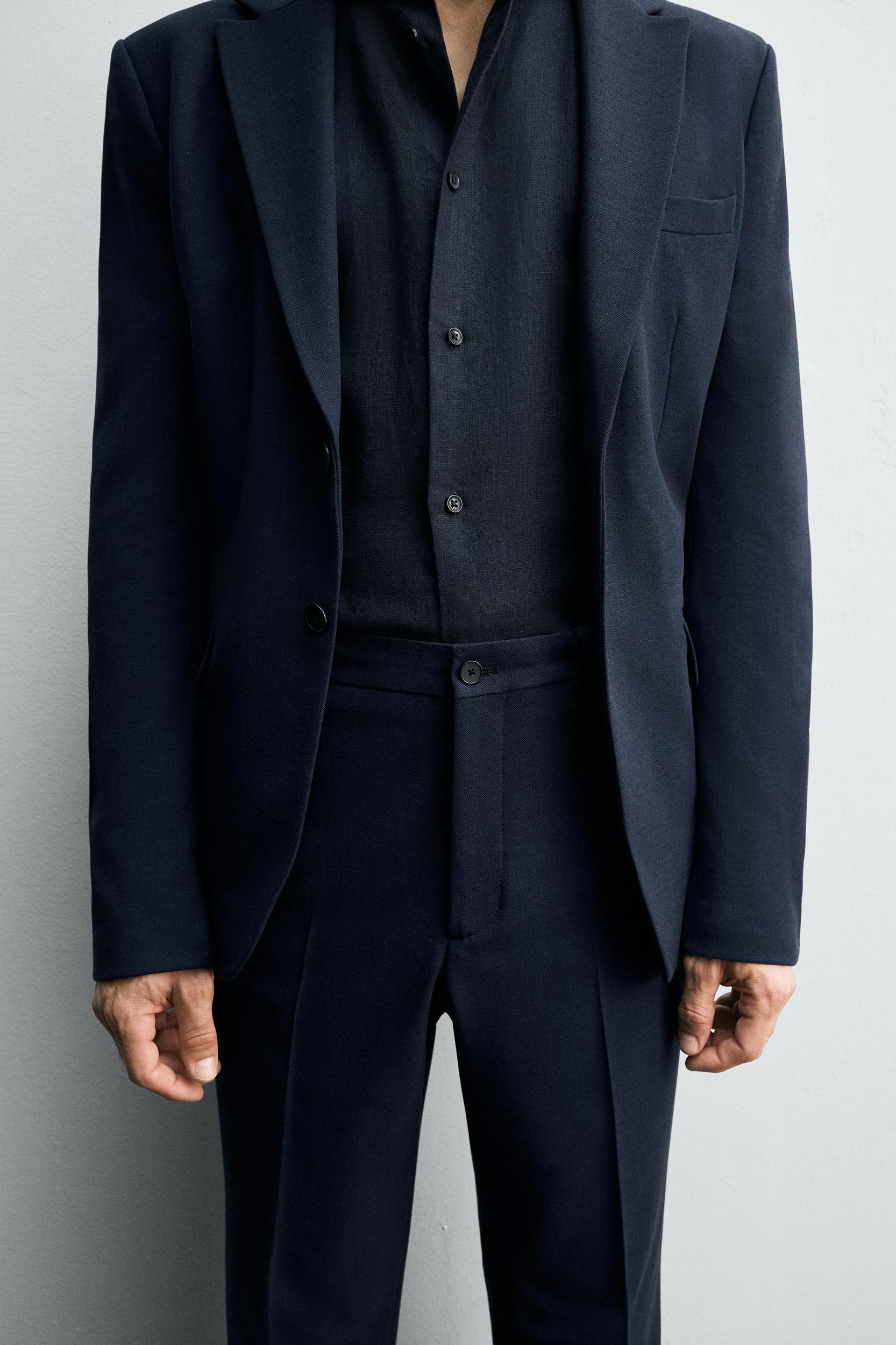 SLIM FIT SUIT PANTS Product Image