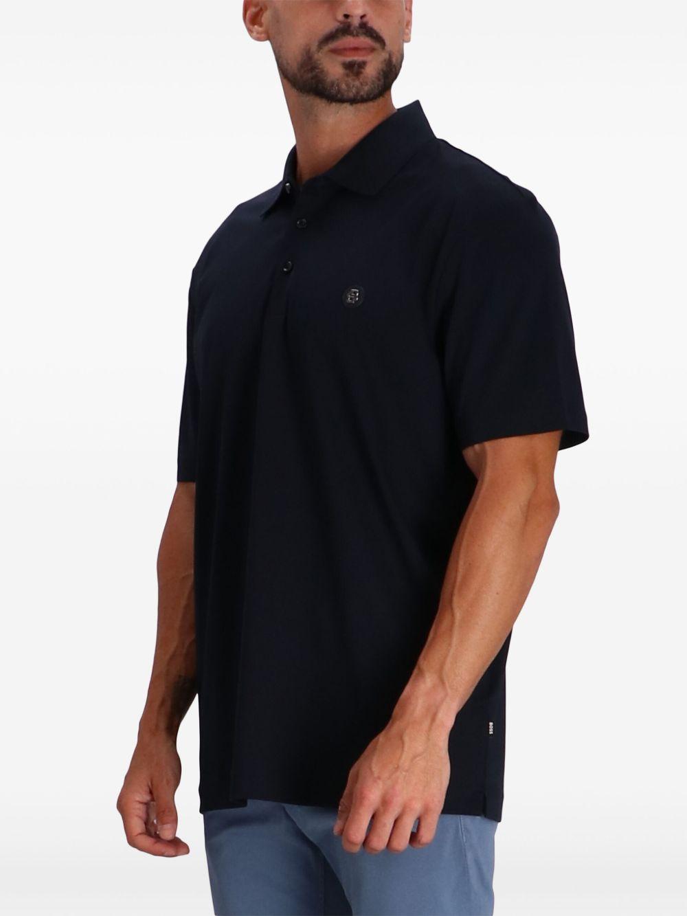 logo-patch polo shirt Product Image