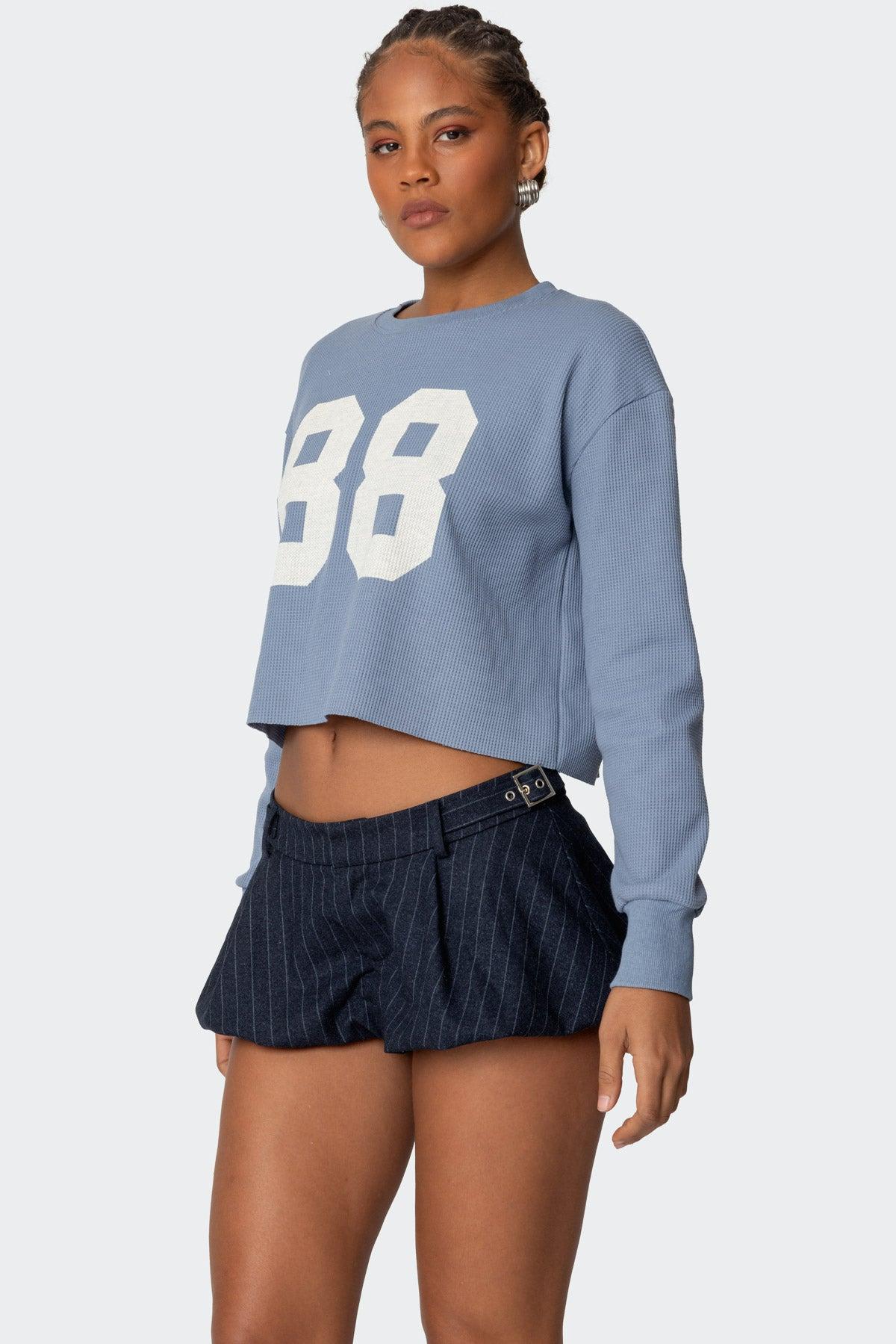 88 Waffle Long Sleeve T Shirt Product Image