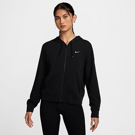Nike Womens Dri-FIT One Full-Zip French Terry Hoodie | FB5198-010 Product Image