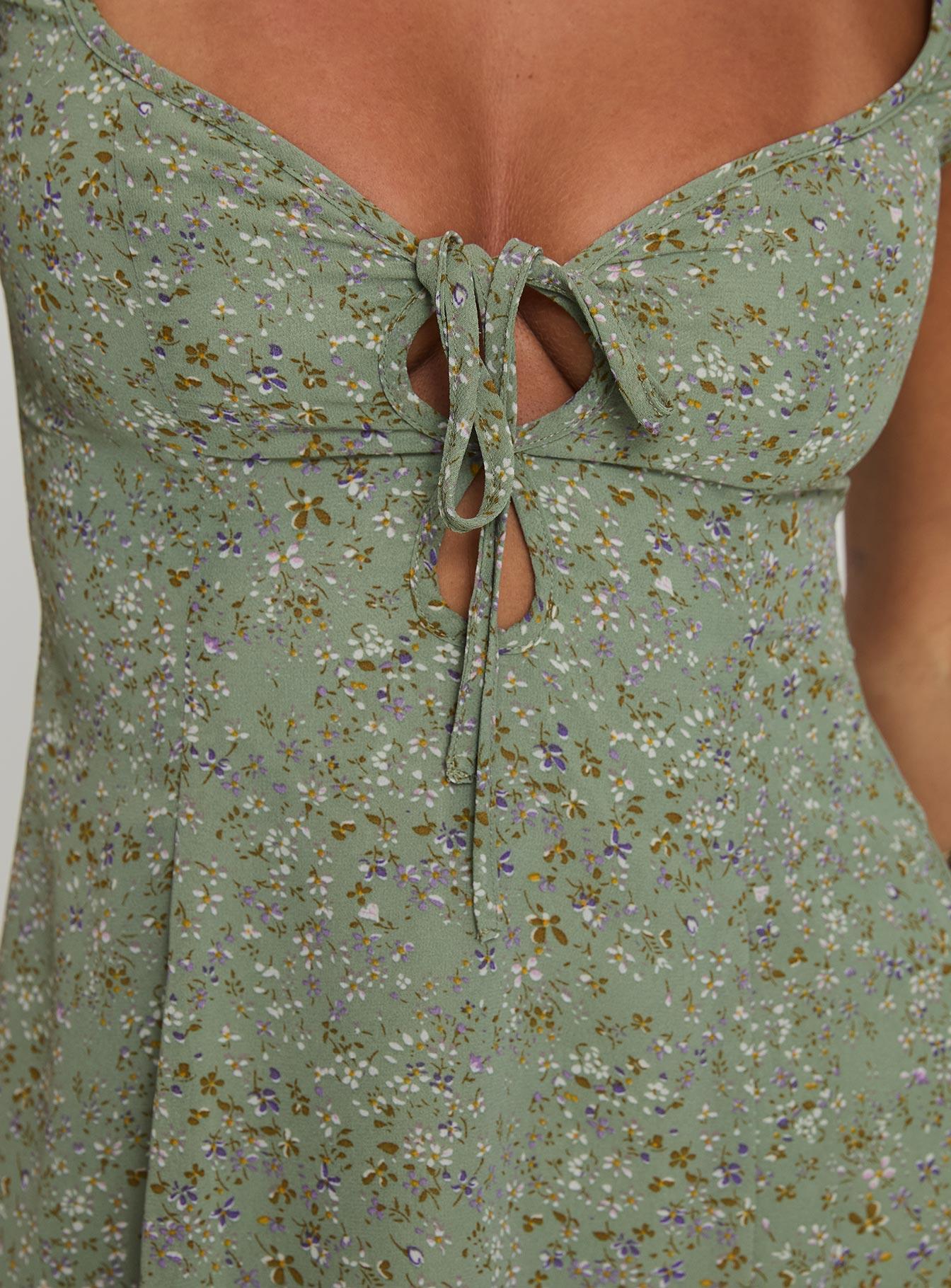 Alora Mini Dress Green Product Image