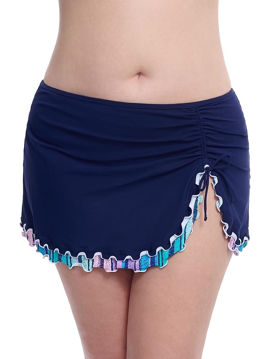 Womens Plus Harmony Ruched Tankini Bottom Product Image