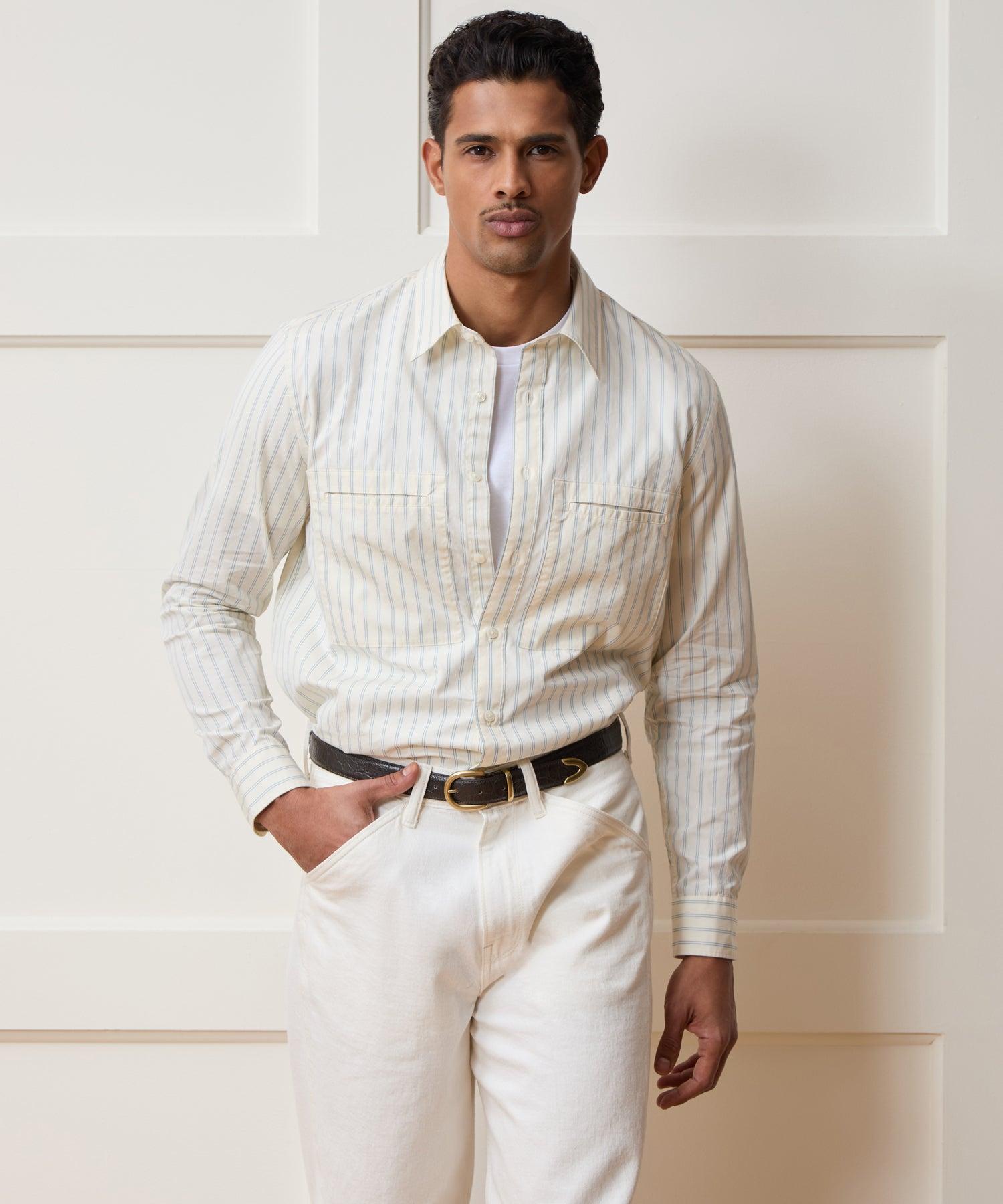 Welt Pocket Poplin Big Shirt Product Image