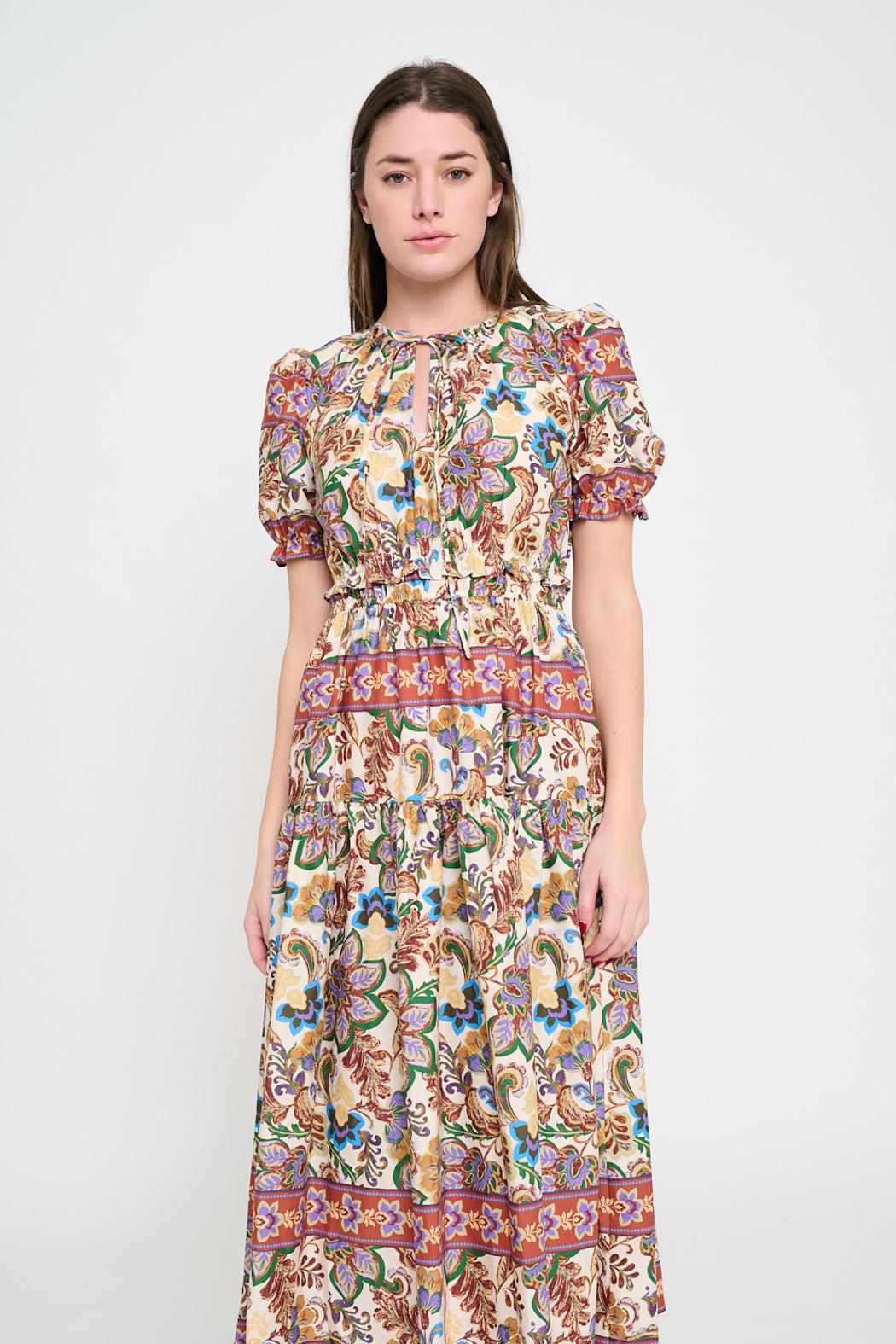 Regal Tapestry Maxi Dress Product Image