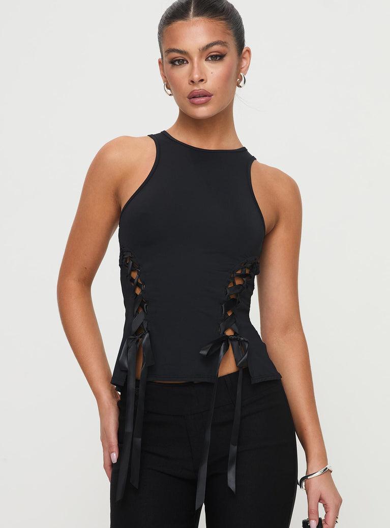 Bisous Top Black Product Image