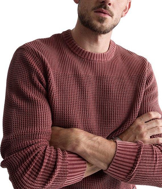 Buffalo David Bitton Long Sleeve Washy Textured Knit Sweater Product Image