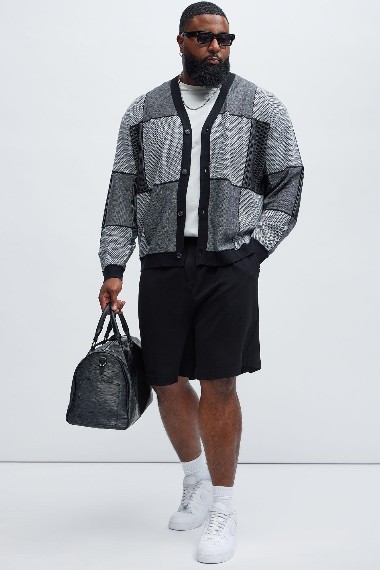 Better And Better Sweater Cardigan - Black Male Product Image